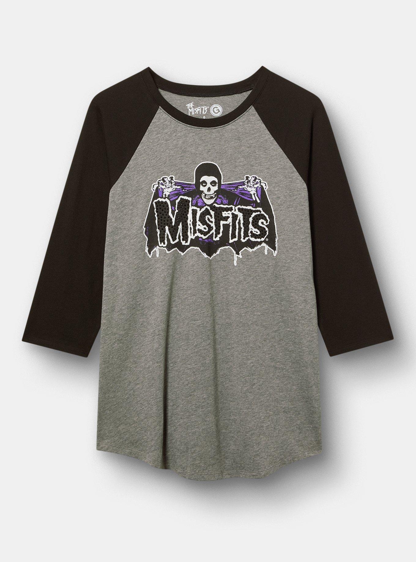 Misfits Cotton Jersey Raglan Tee