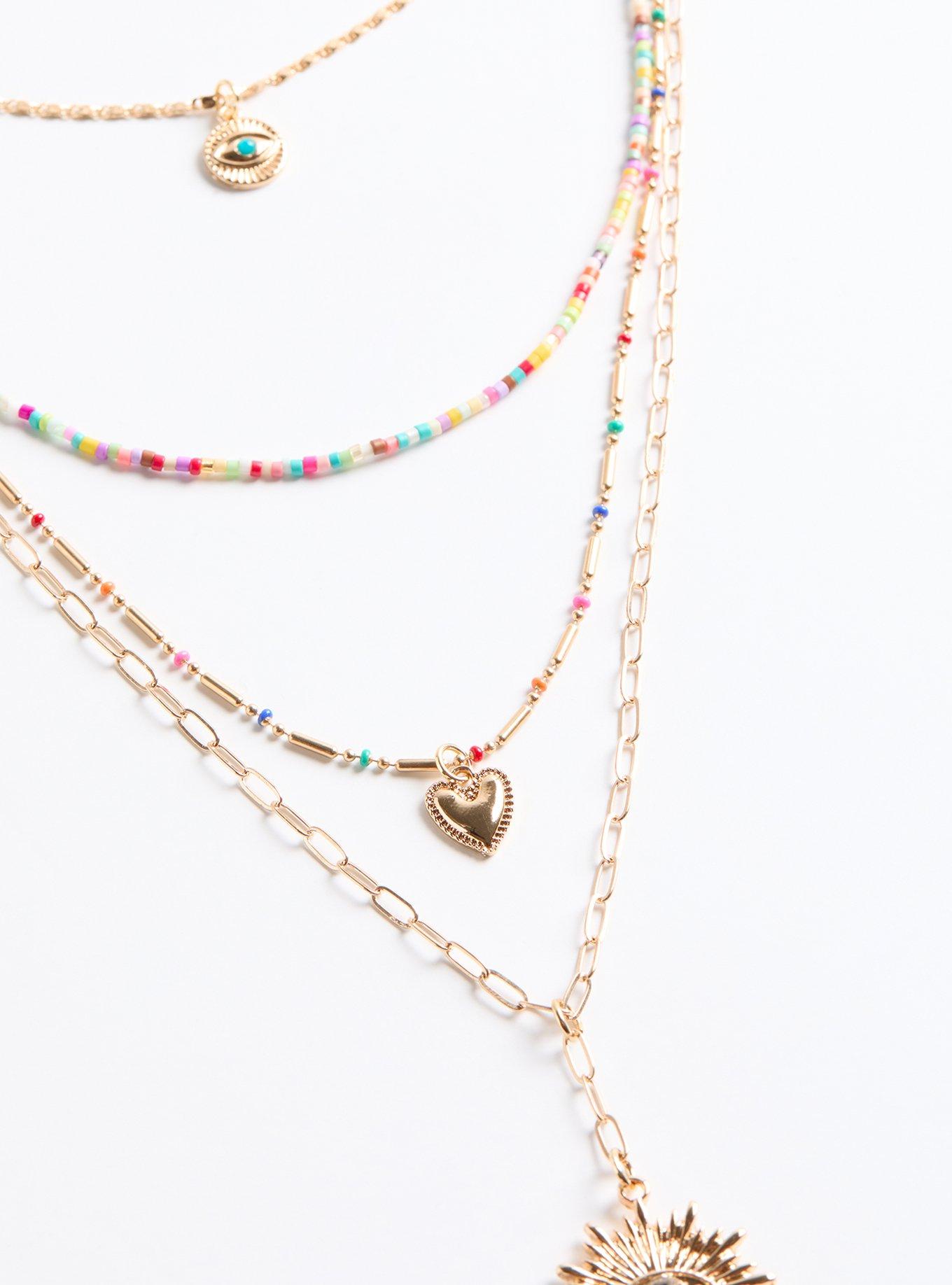 Beaded Layered Necklace