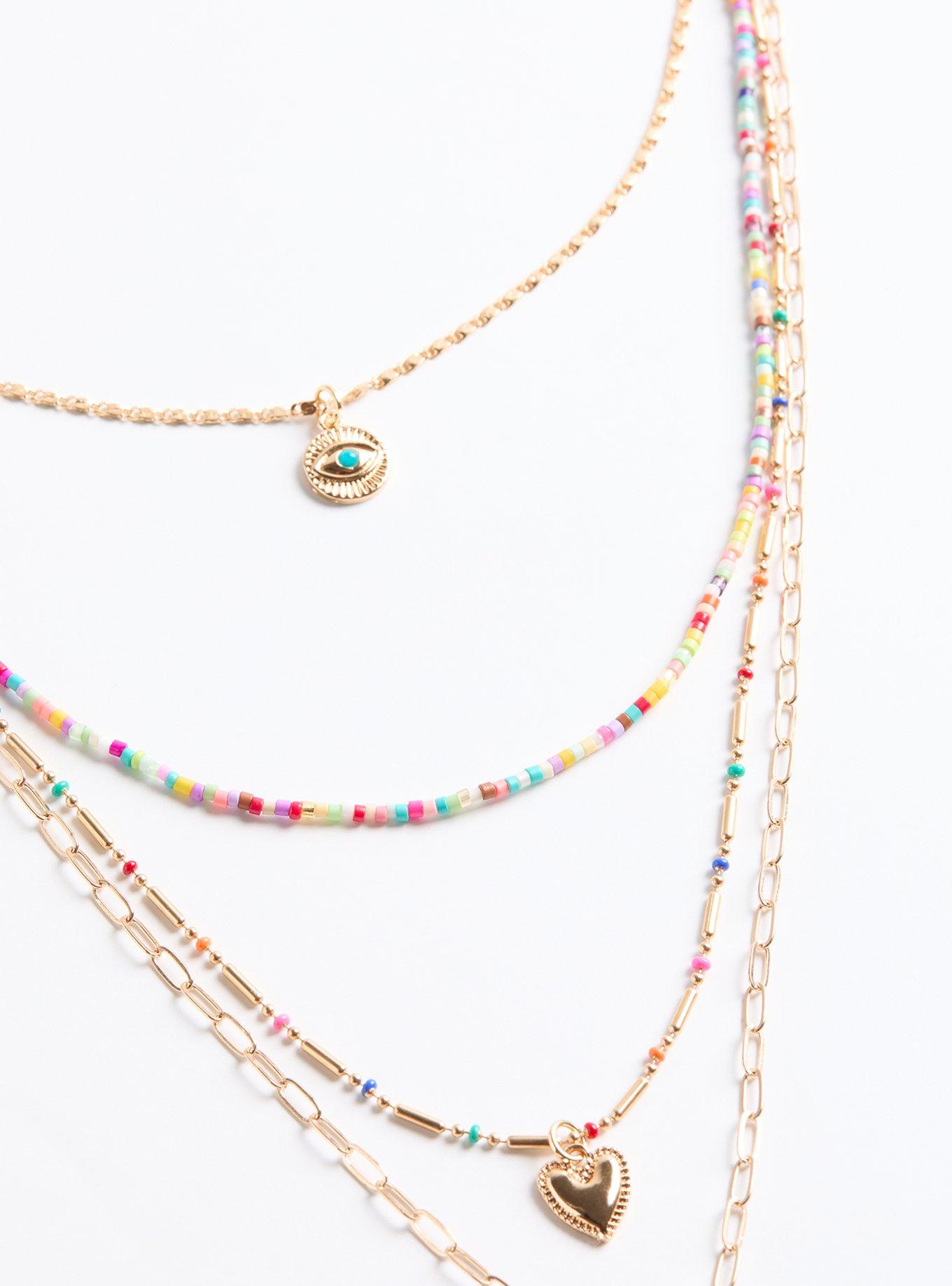 Beaded Layered Necklace