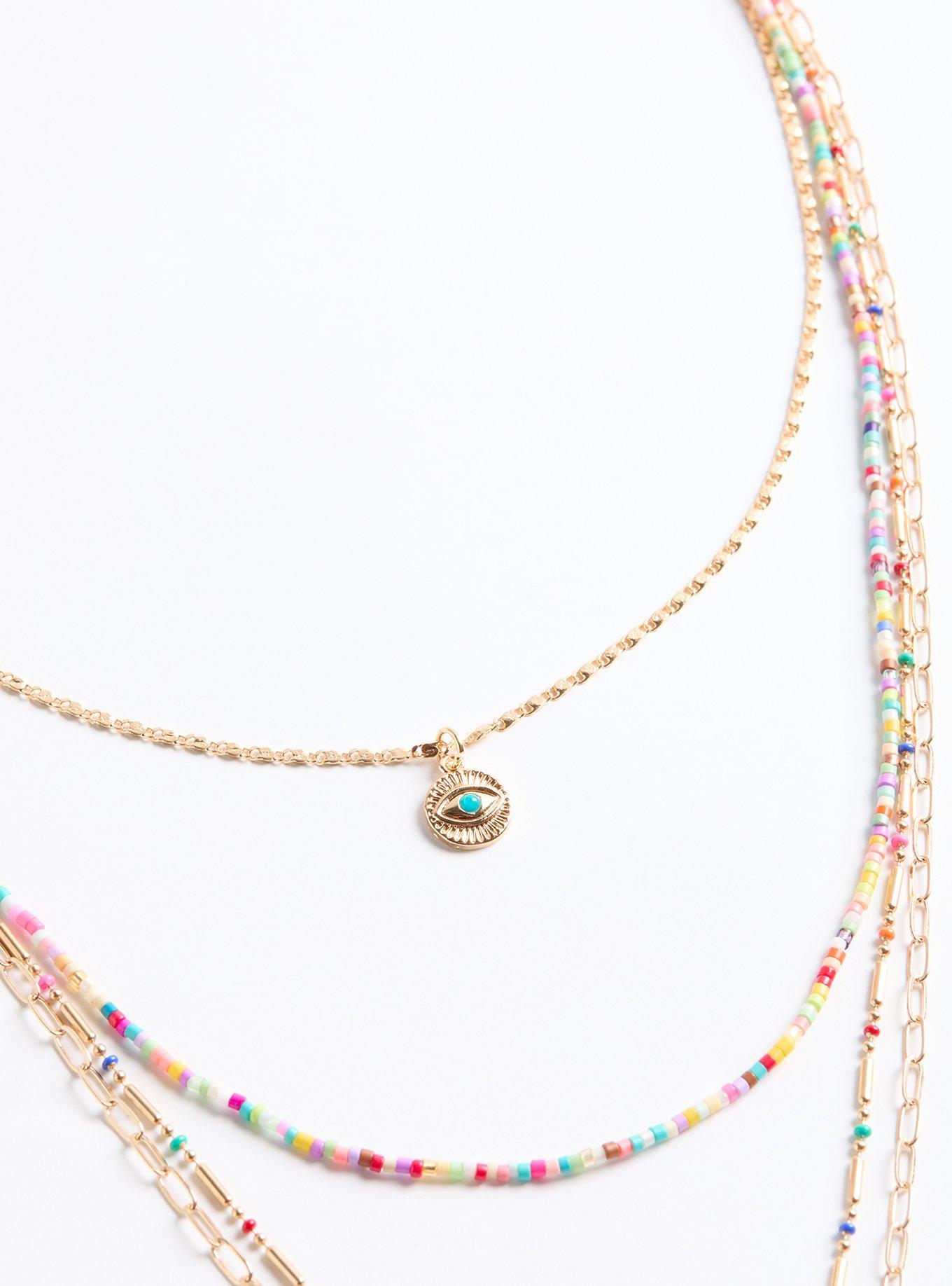 Beaded Layered Necklace