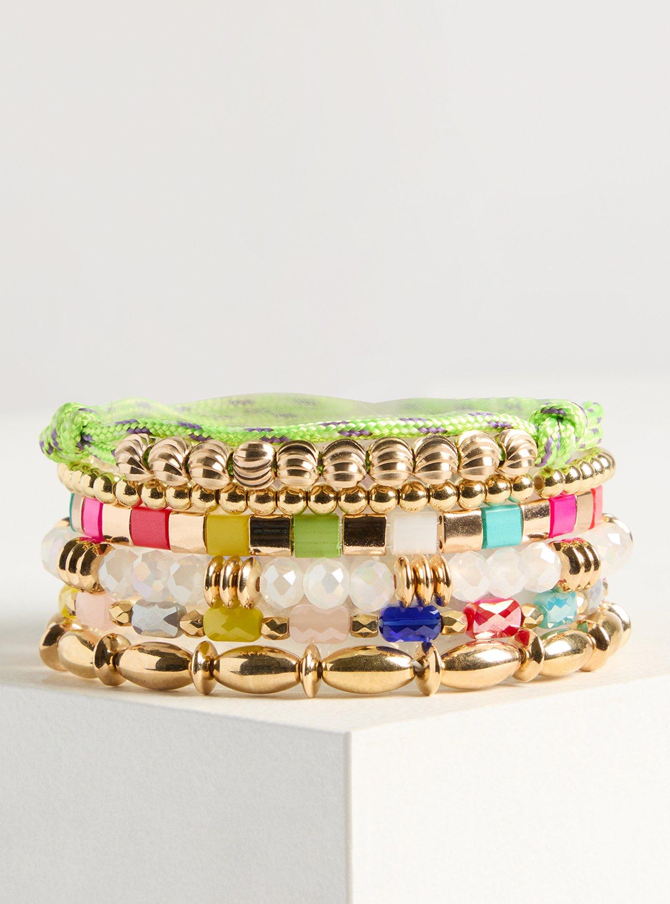 Beaded Stretchy Bracelet Set