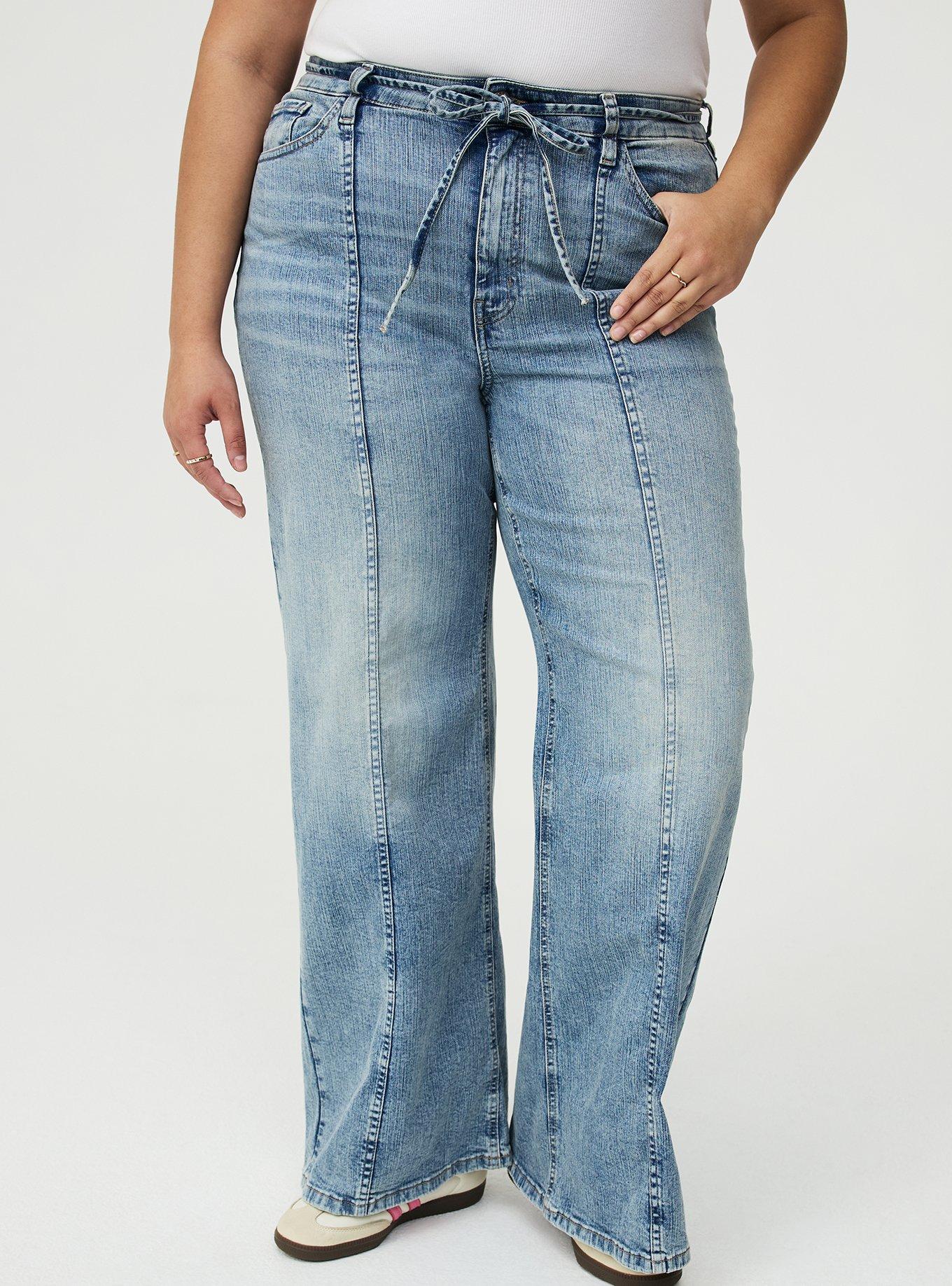 High-Rise Baggy Tie-Waist Jean, STOLEN HUFFY, alternate