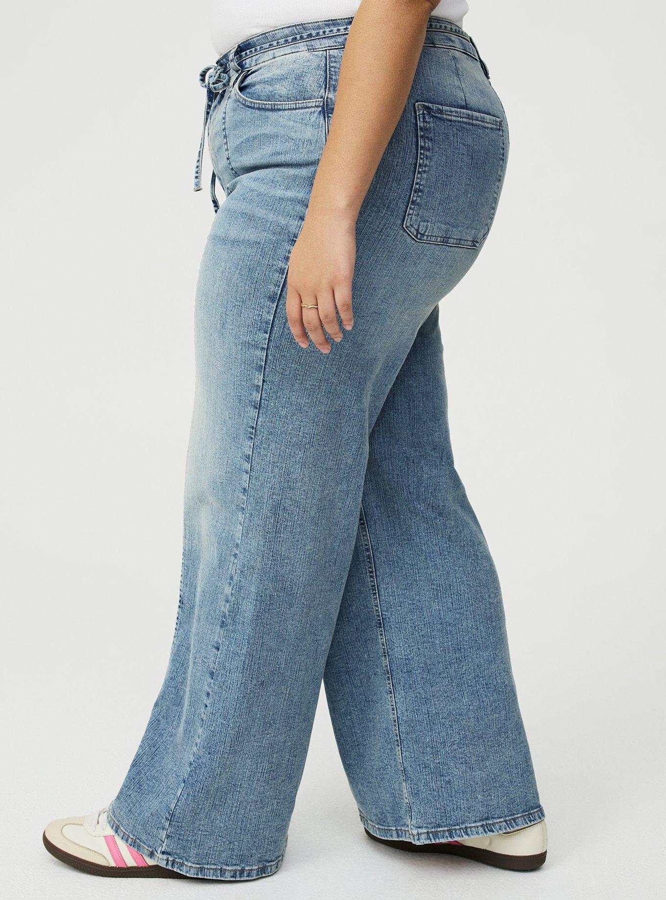 High-Rise Baggy Tie-Waist Jean, STOLEN HUFFY, alternate