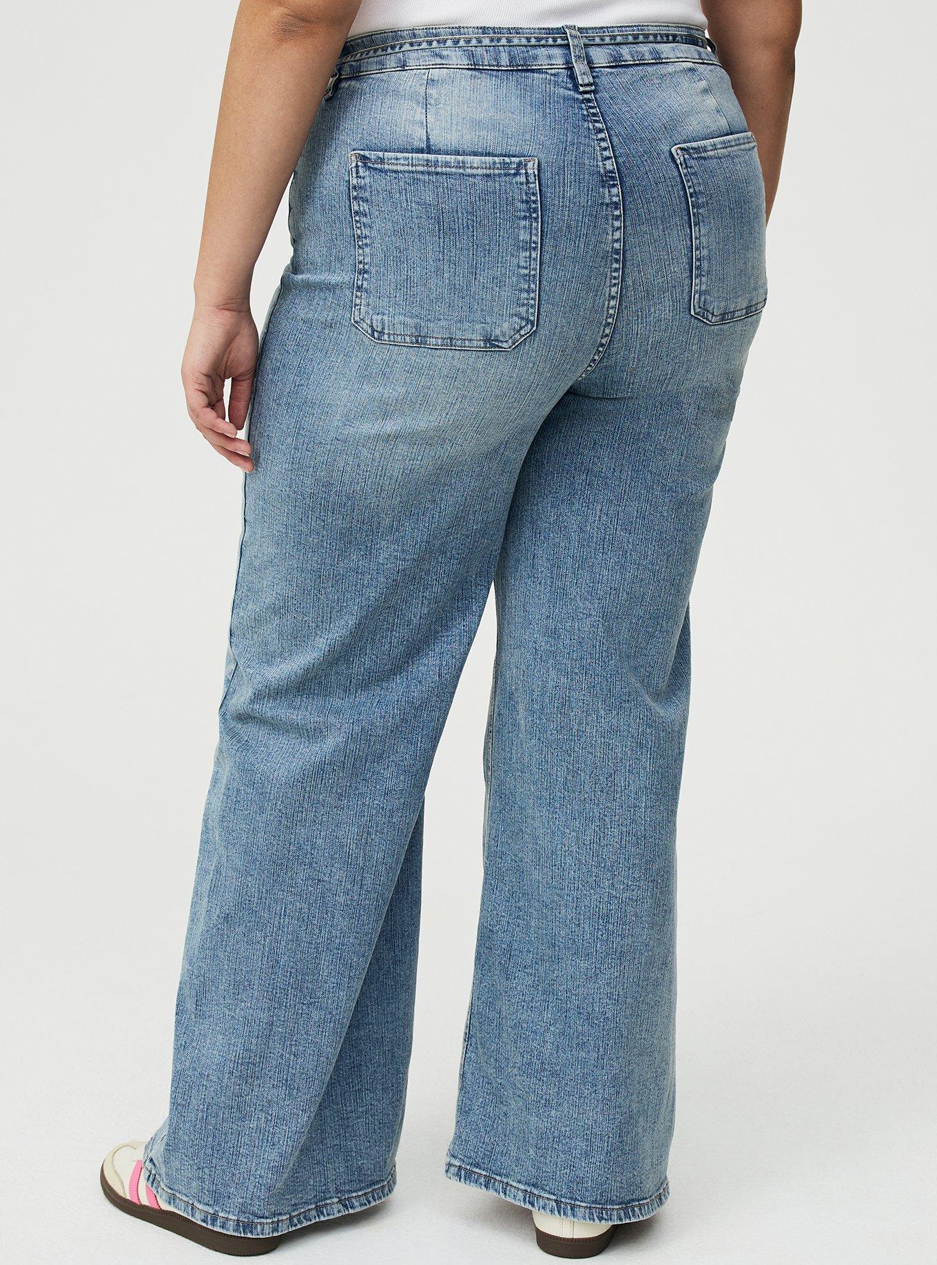 High-Rise Baggy Tie-Waist Jean, STOLEN HUFFY, alternate