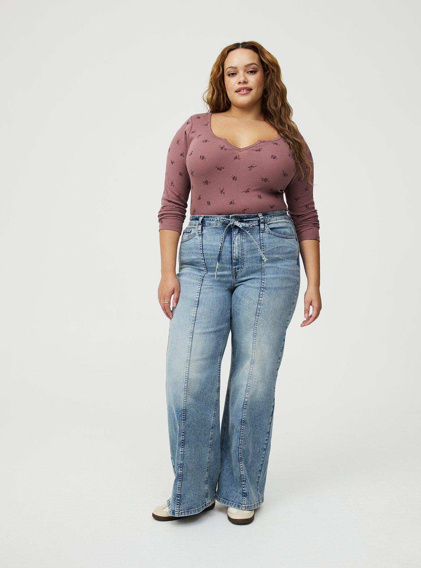 High-Rise Baggy Tie-Waist Jean, STOLEN HUFFY, alternate