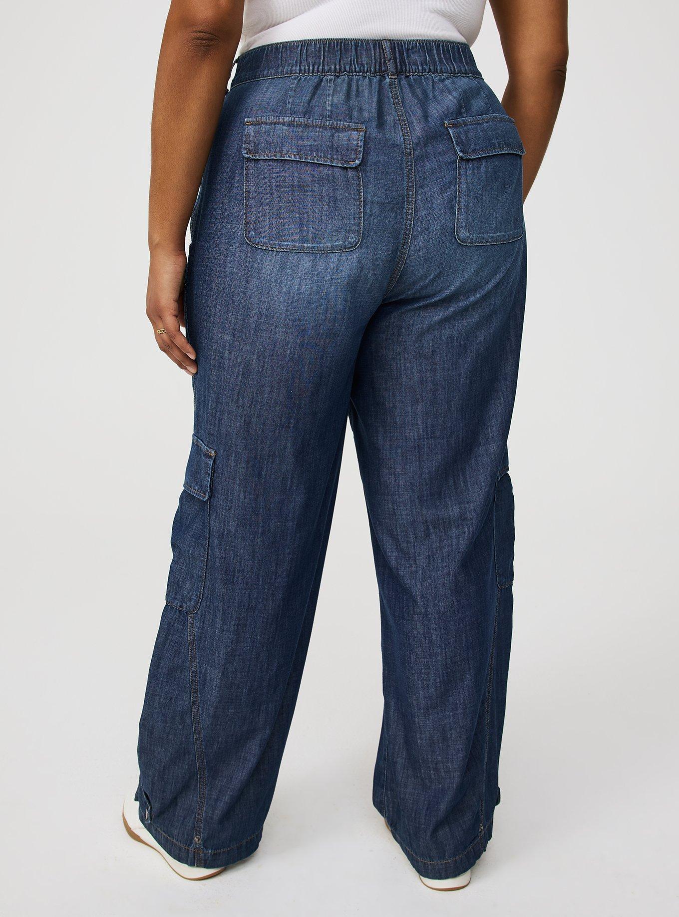 High-Rise Baggy Cargo Jean
