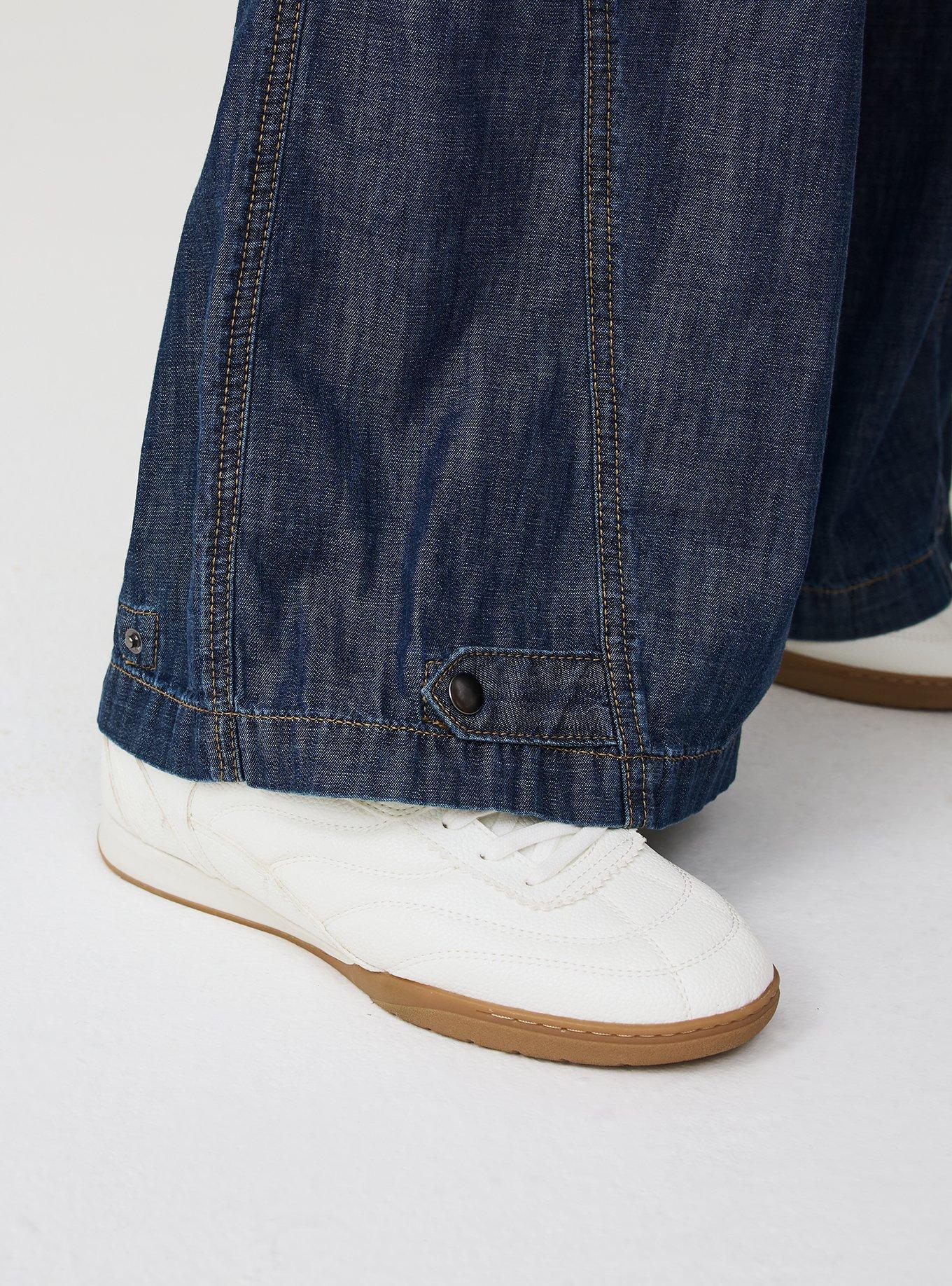 High-Rise Baggy Cargo Jean