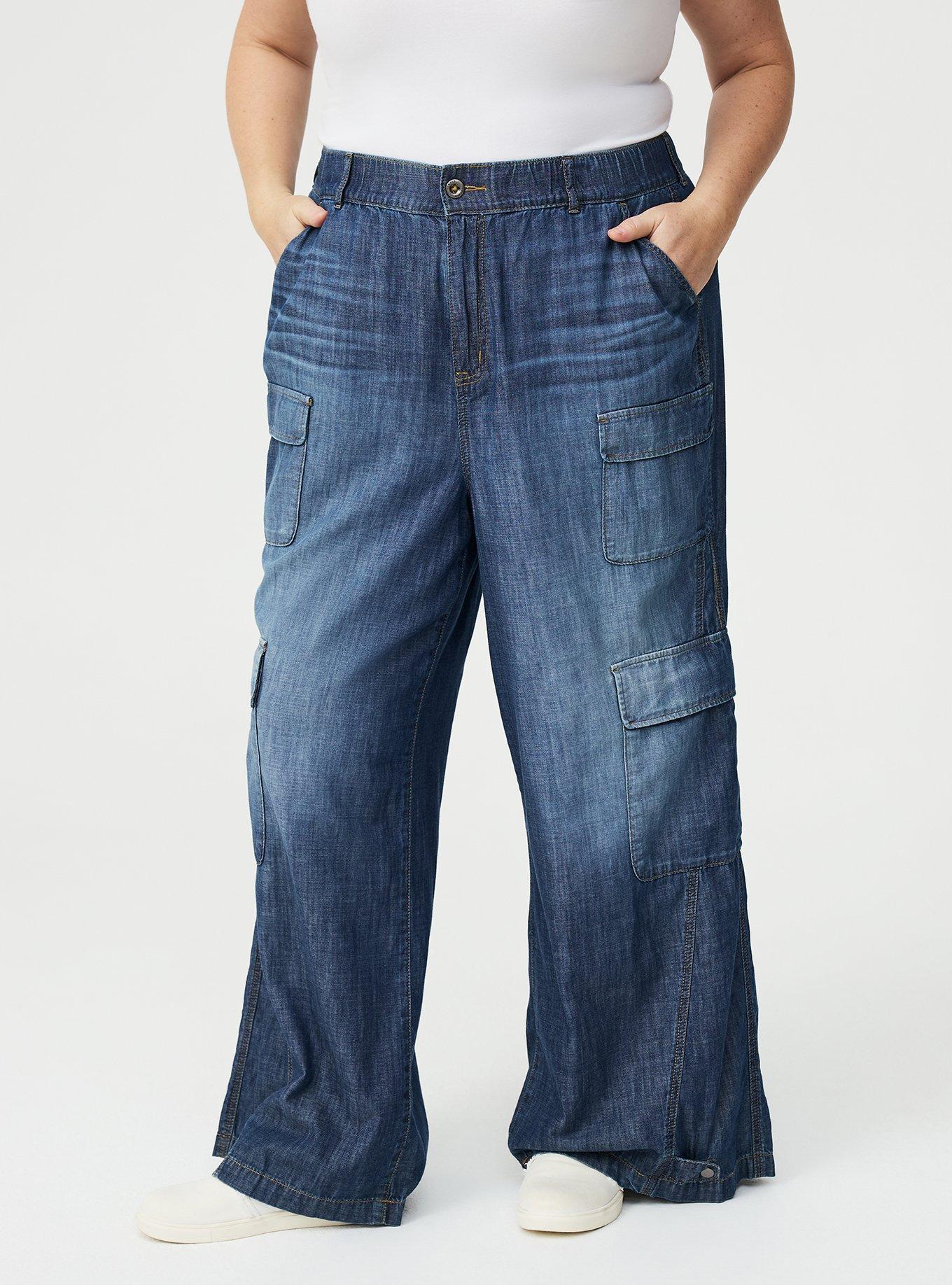 High-Rise Baggy Cargo Jean, ALL STAR, alternate