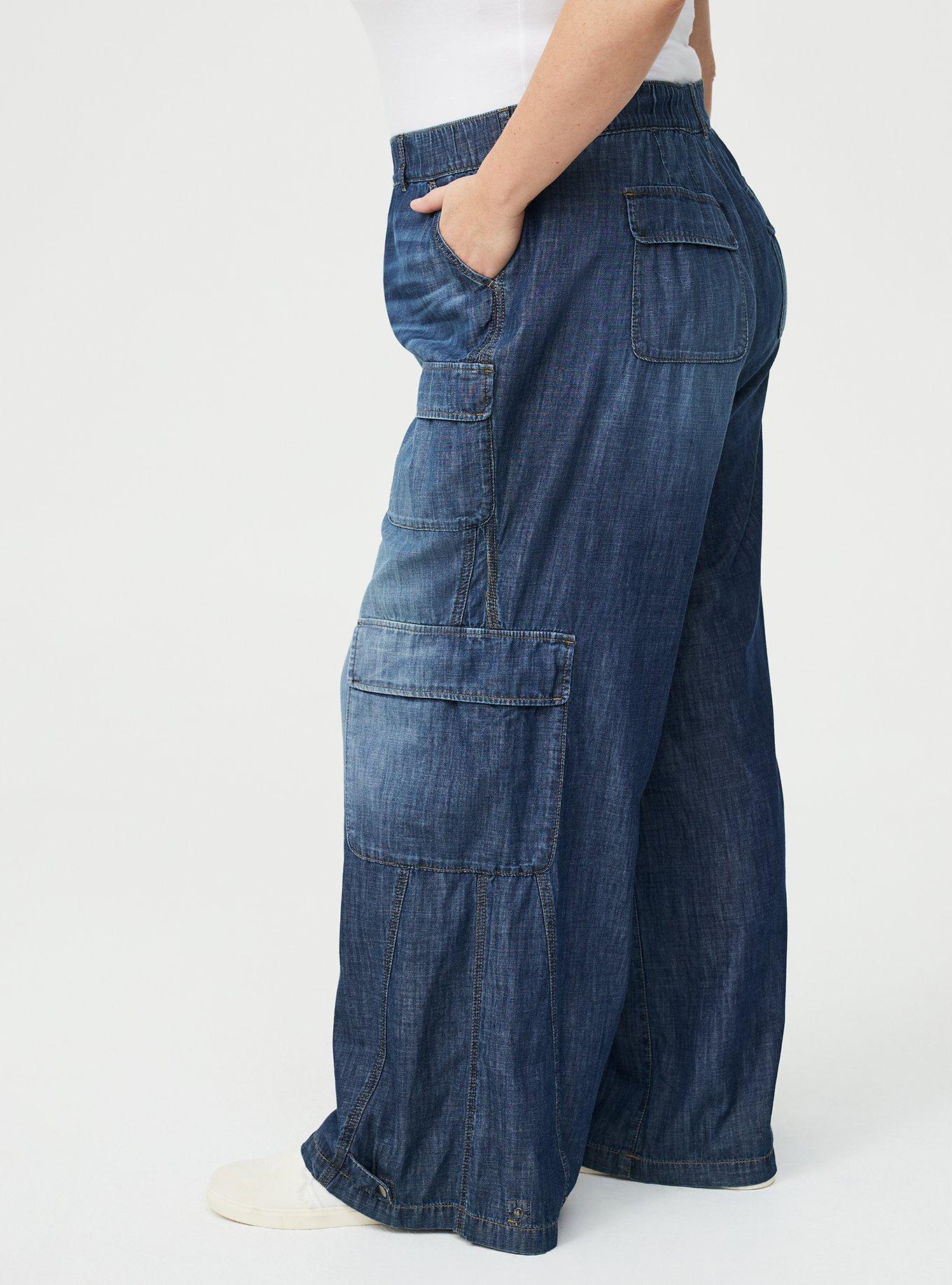 High-Rise Baggy Cargo Jean, ALL STAR, alternate