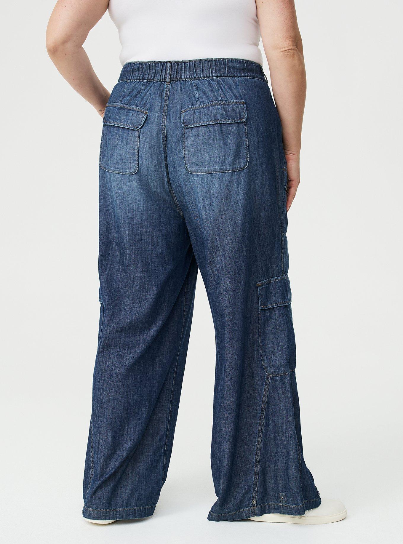 High-Rise Baggy Cargo Jean, ALL STAR, alternate
