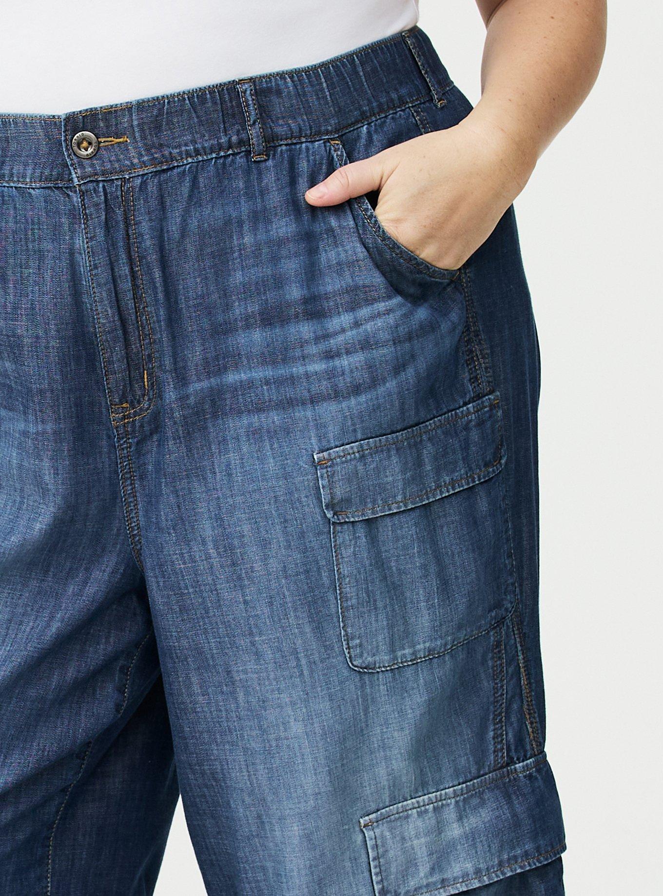 High-Rise Baggy Cargo Jean, ALL STAR, alternate