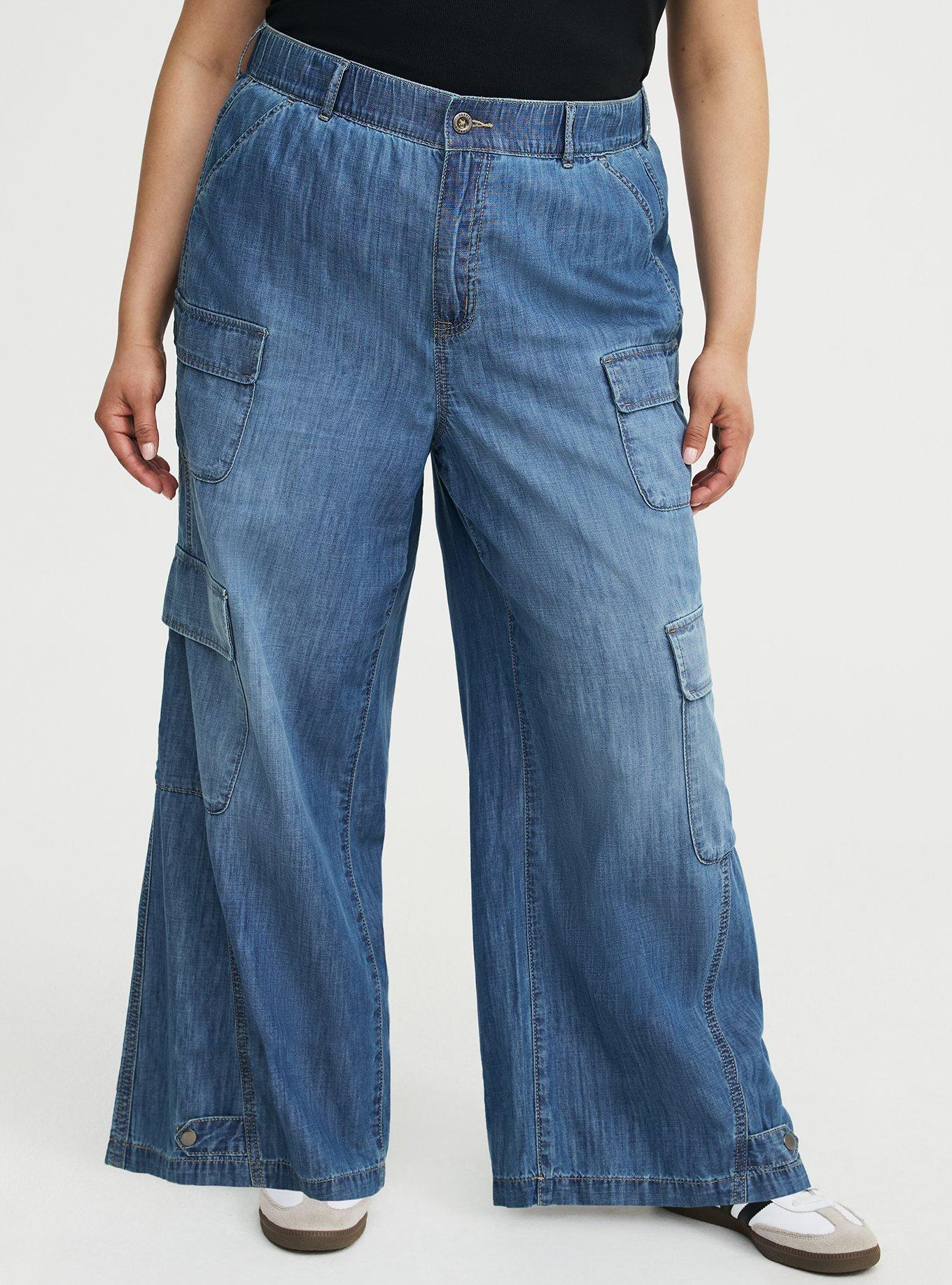 High-Rise Baggy Cargo Jean, SURE SHOT, alternate