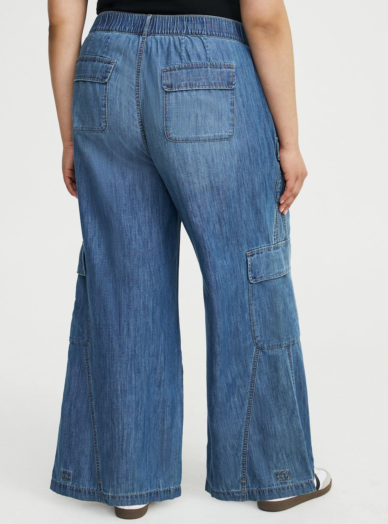 High-Rise Baggy Cargo Jean, SURE SHOT, alternate