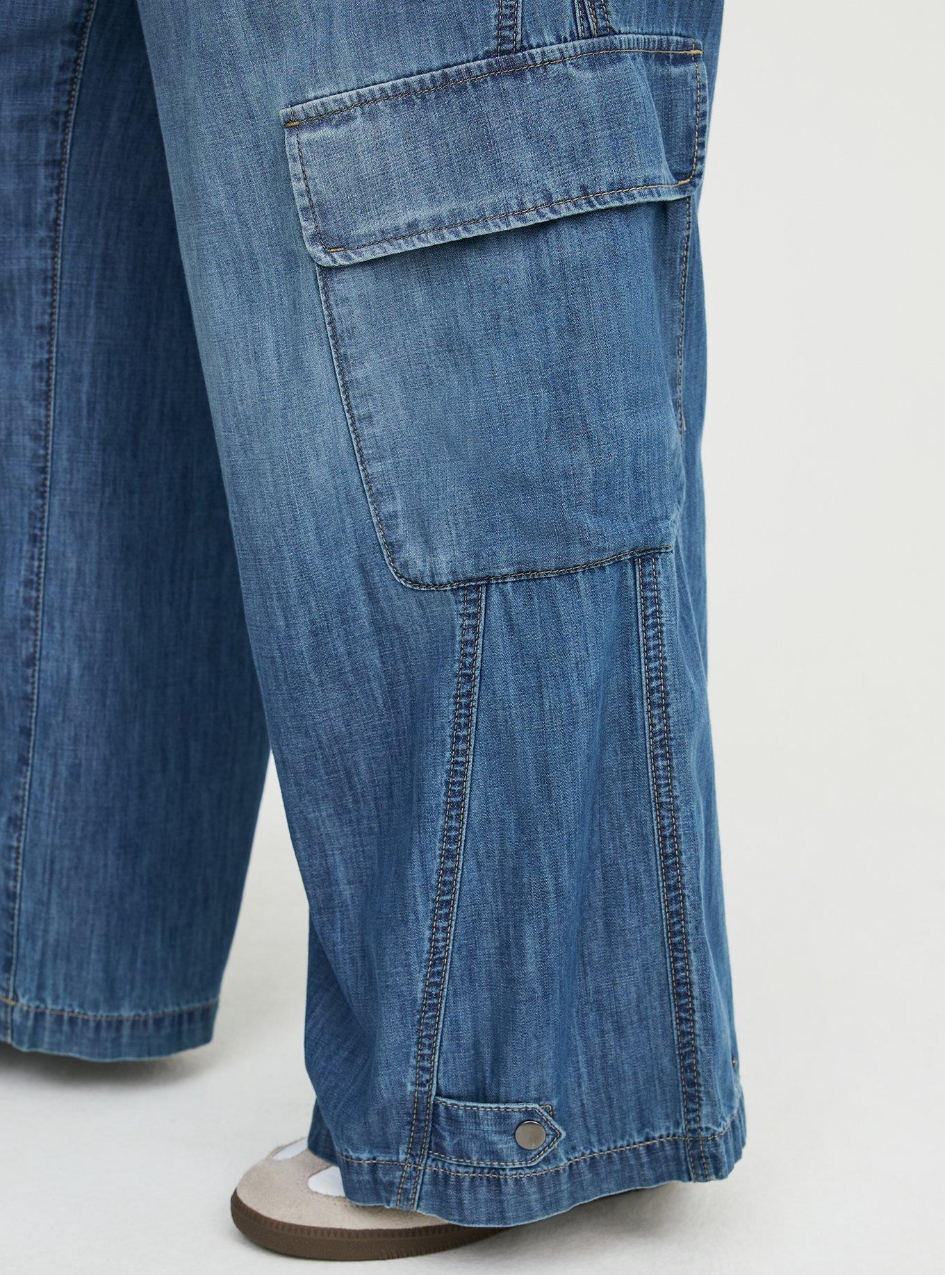 High-Rise Baggy Cargo Jean, SURE SHOT, alternate