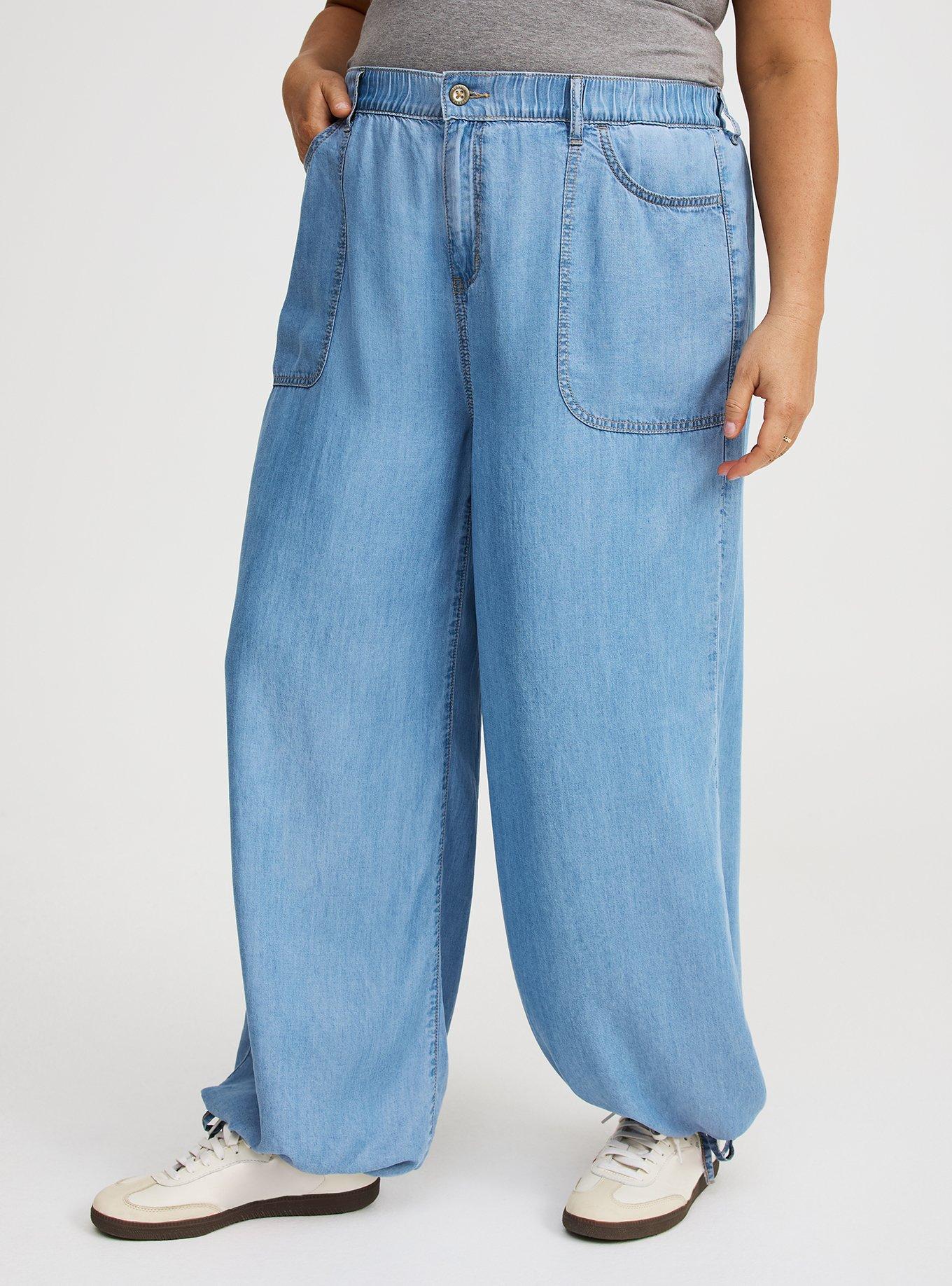 Slouchy Balloon Lightweight Denim Jean
