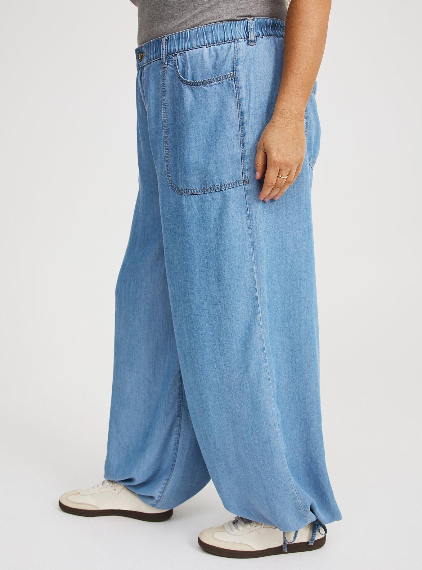Slouchy Balloon Lightweight Denim Jean