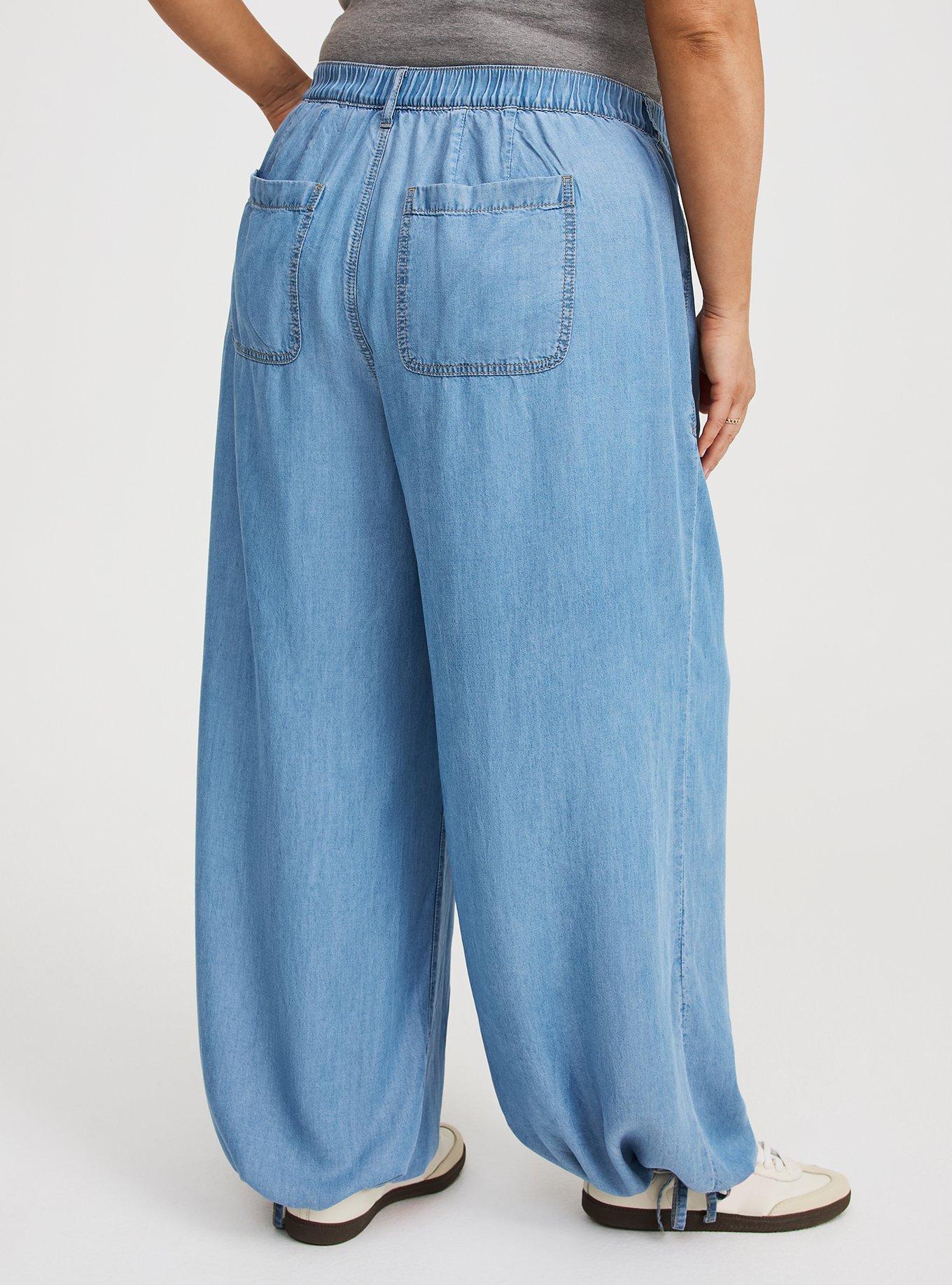 Slouchy Balloon Lightweight Denim Jean