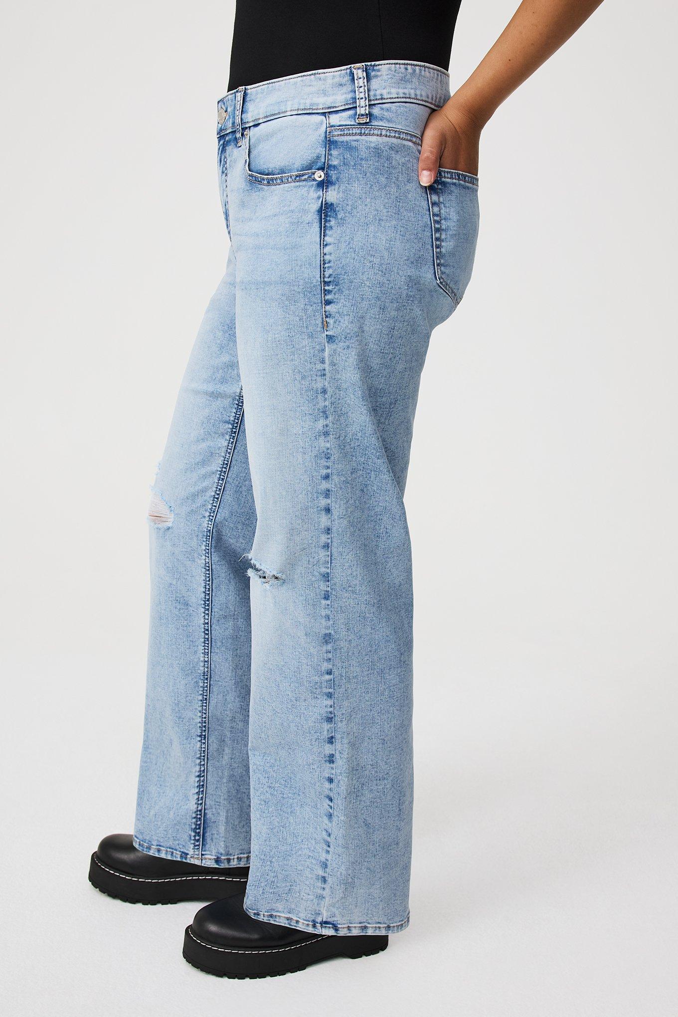 Perfect Wide-Leg Mid-Rise Jean