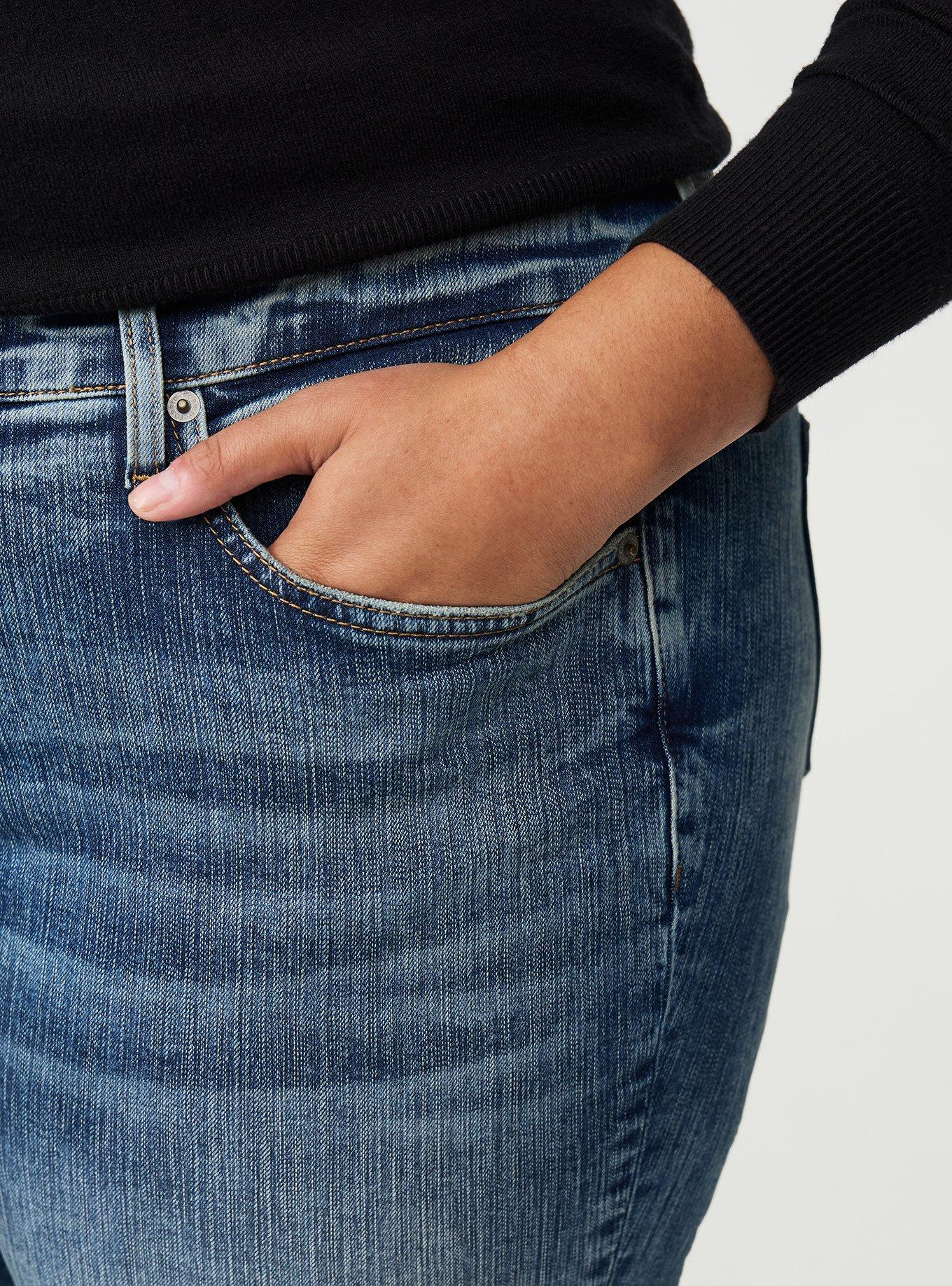 Perfect Super-Flare Mid-Rise Jean, ONE ON ONE, alternate