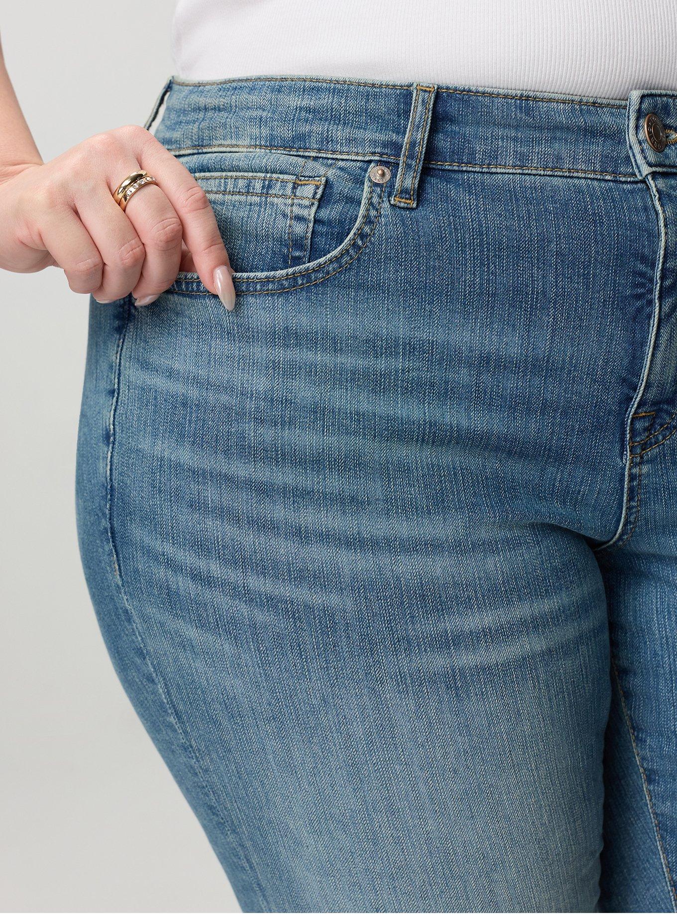 Perfect Super-Flare Mid-Rise Jean, BORN TO BE WILD, alternate