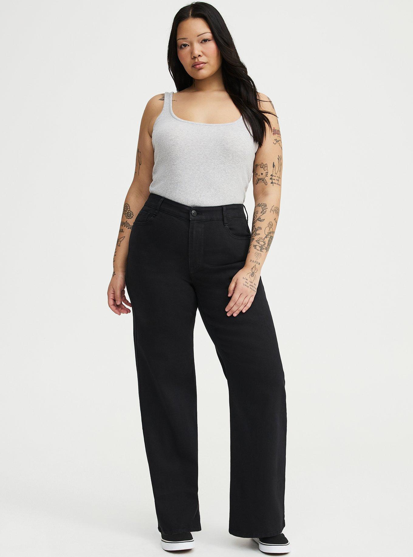 High-Rise Wide-Leg Jean, BLACK, hi-res