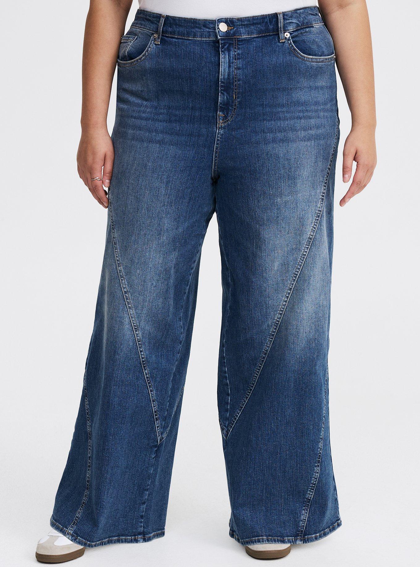 High-Rise Wide-Leg Jean, ABANDON SHIP, alternate