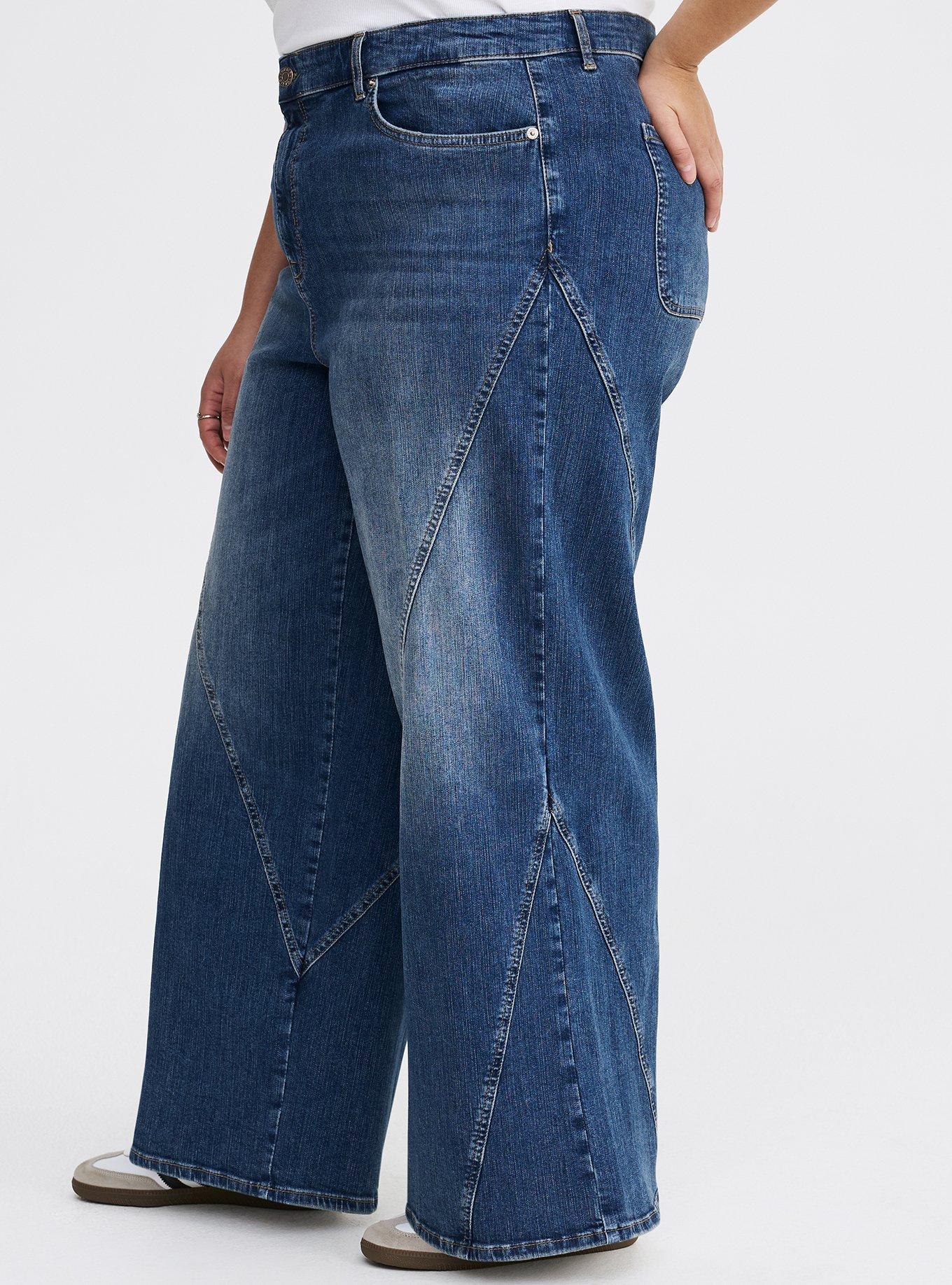 High-Rise Wide-Leg Jean, ABANDON SHIP, alternate