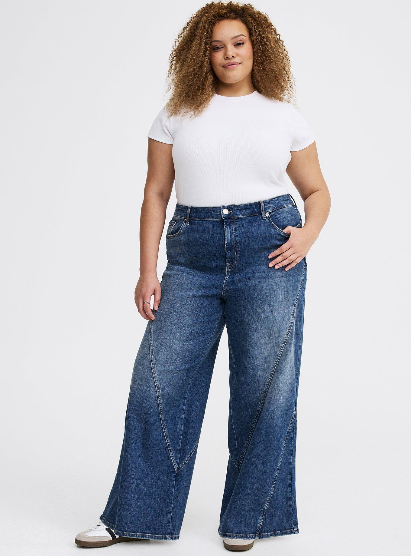 High-Rise Wide-Leg Jean, ABANDON SHIP, alternate