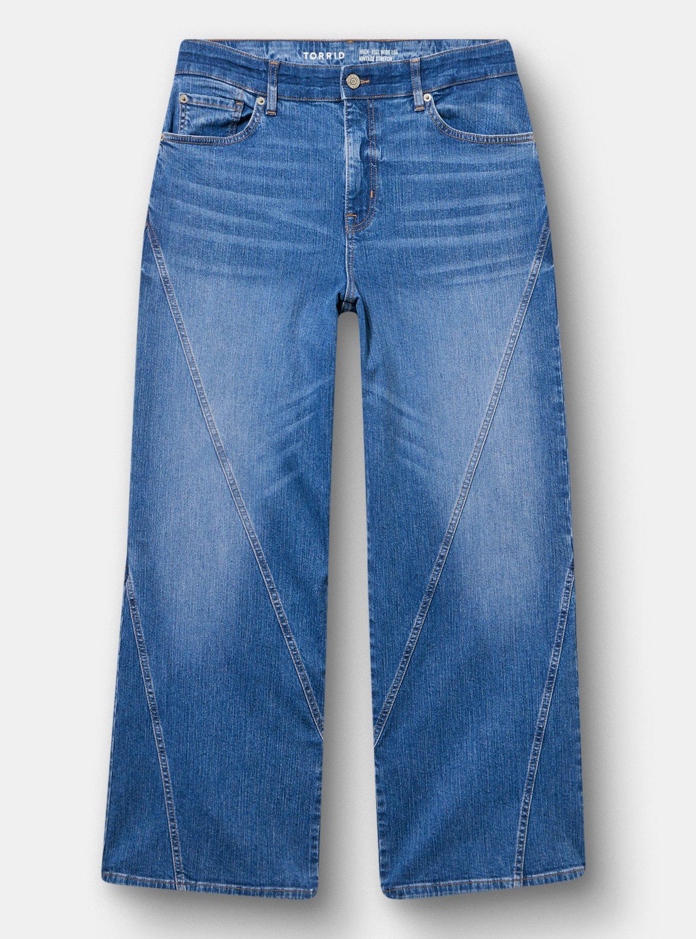 High-Rise Wide-Leg Jean, ABANDON SHIP, hi-res