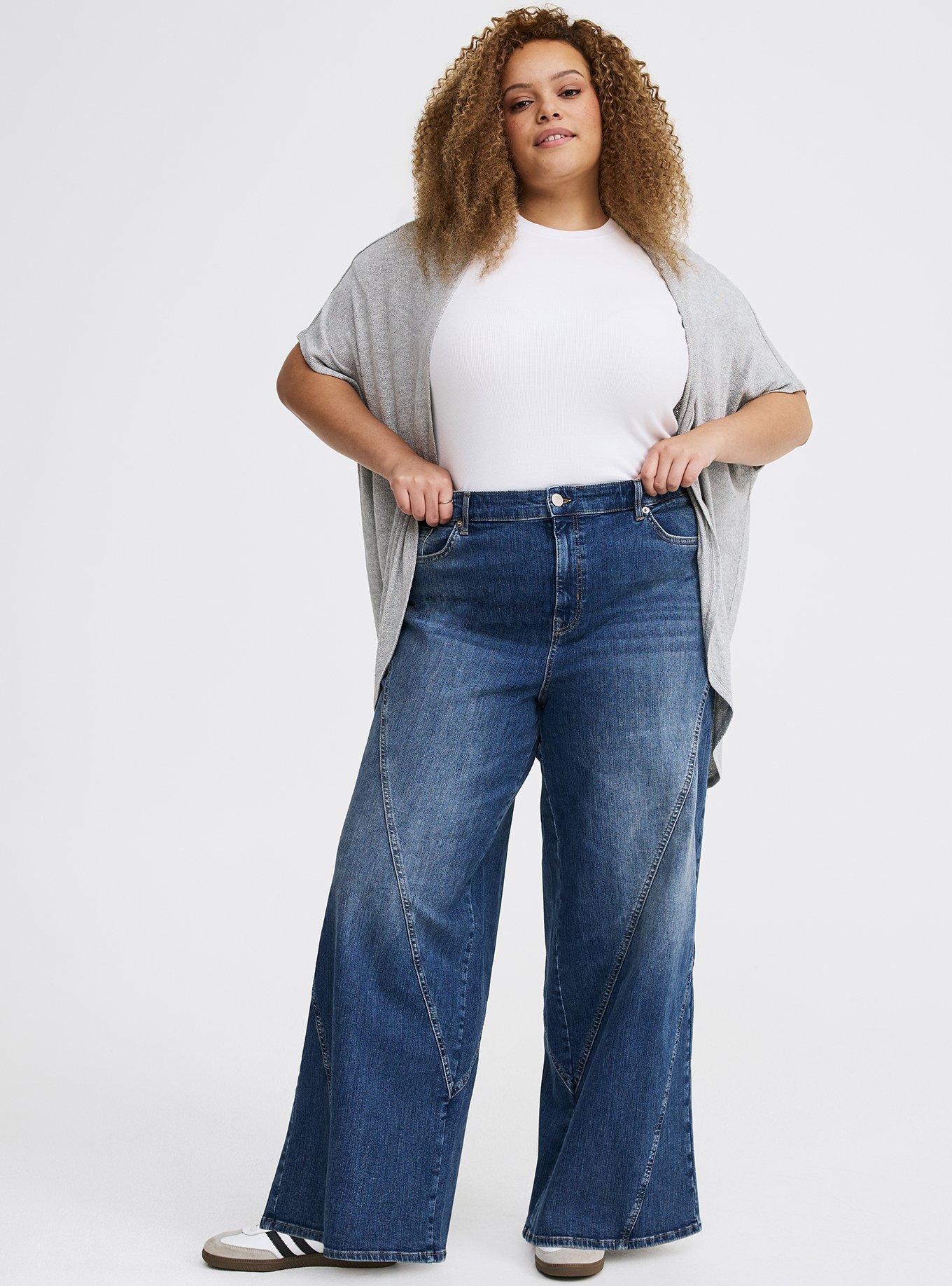 High-Rise Wide-Leg Jean, ABANDON SHIP, hi-res