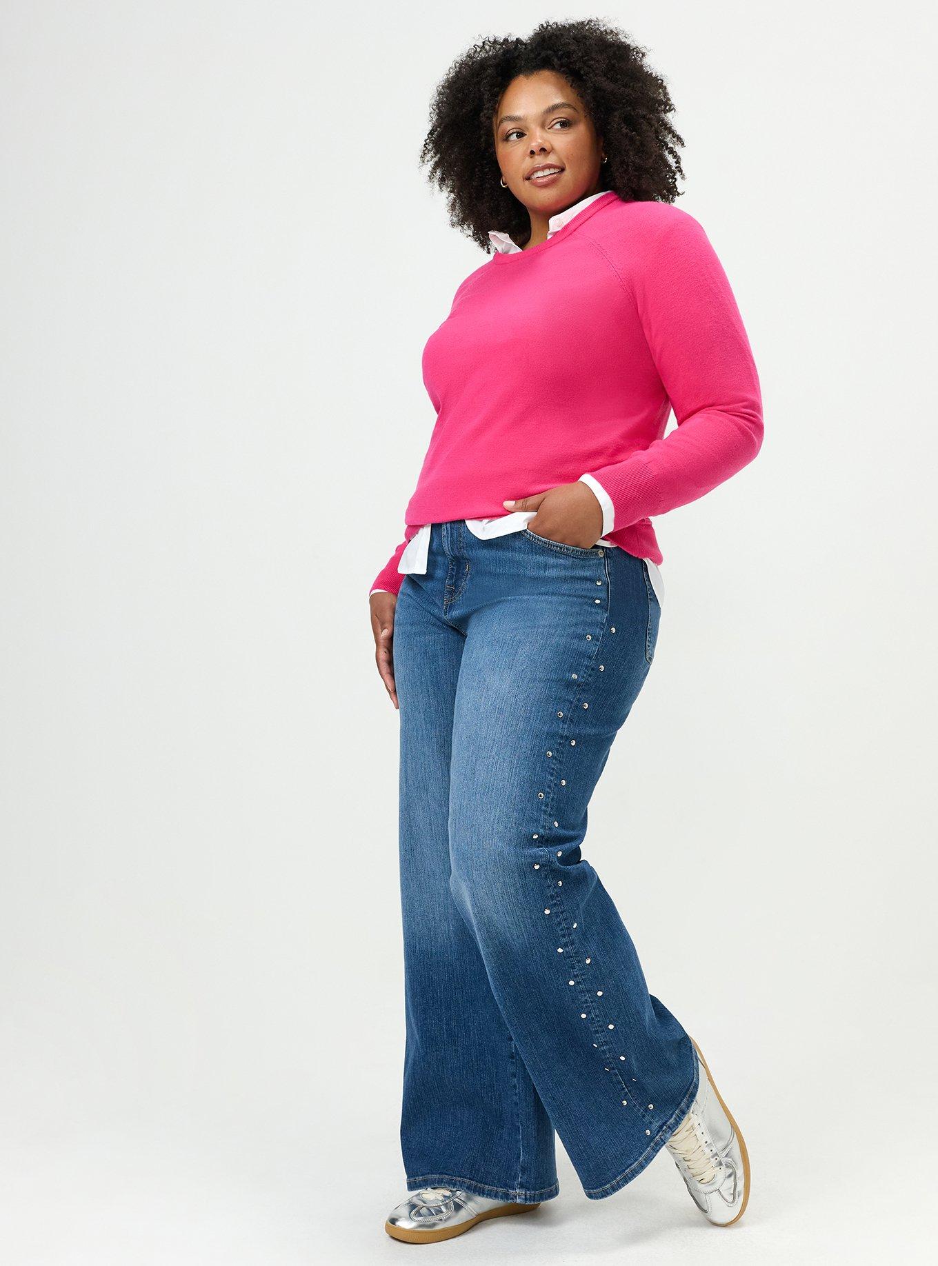 High-Rise Wide Leg Jean, LETS DANCE, hi-res