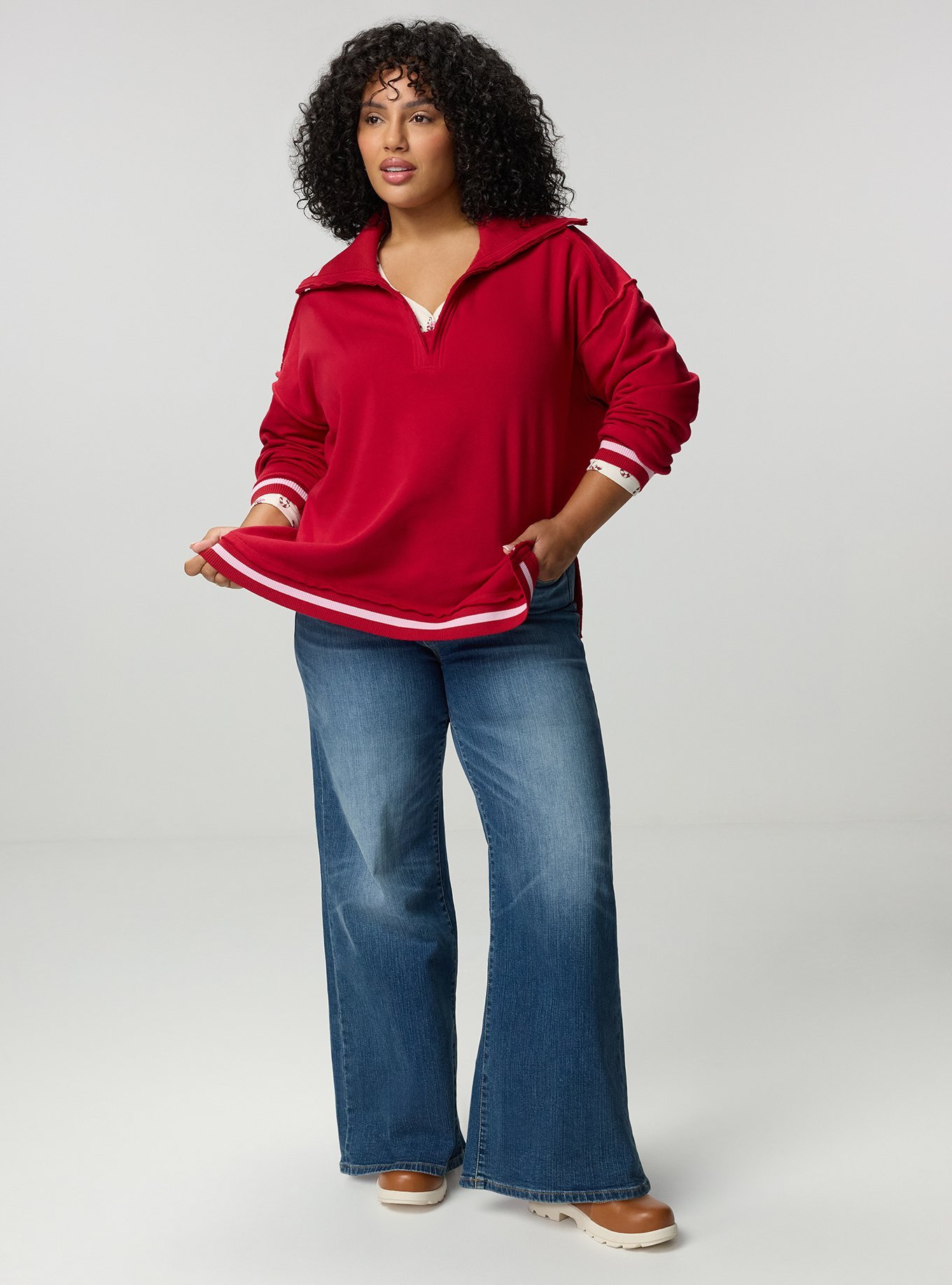 High-Rise Wide-Leg Jean, PRETTY PENNY, hi-res
