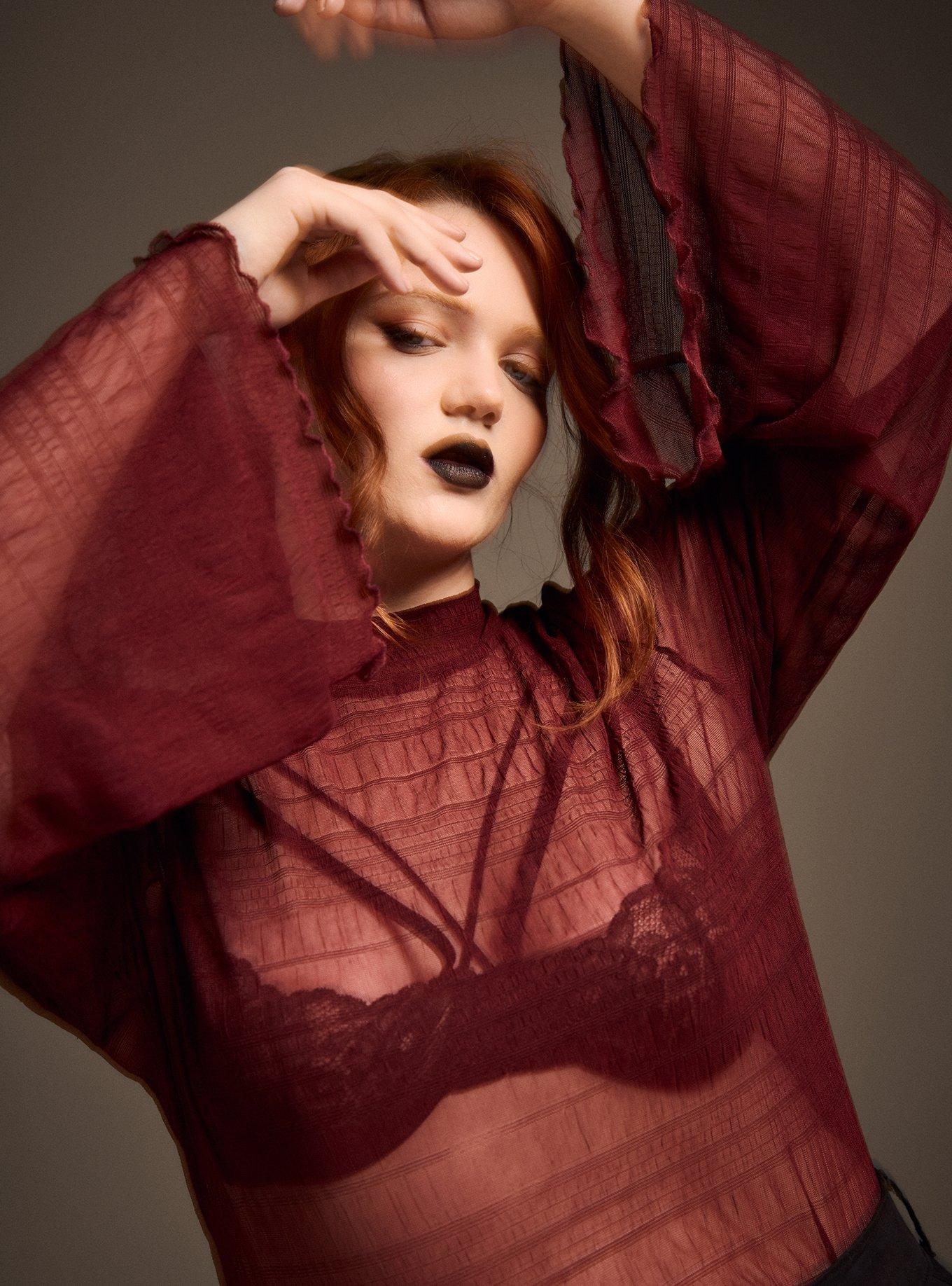 Nightfall Mock Neck Top