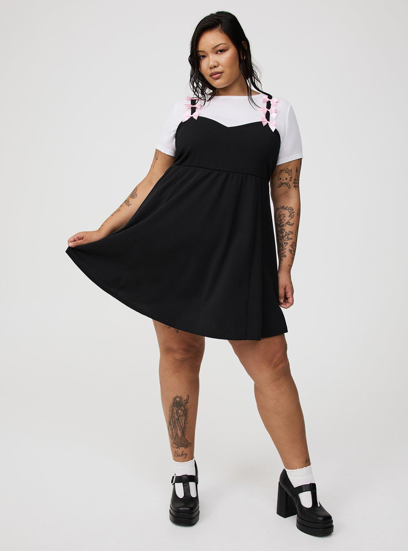 Mini Bow-Strap Dress