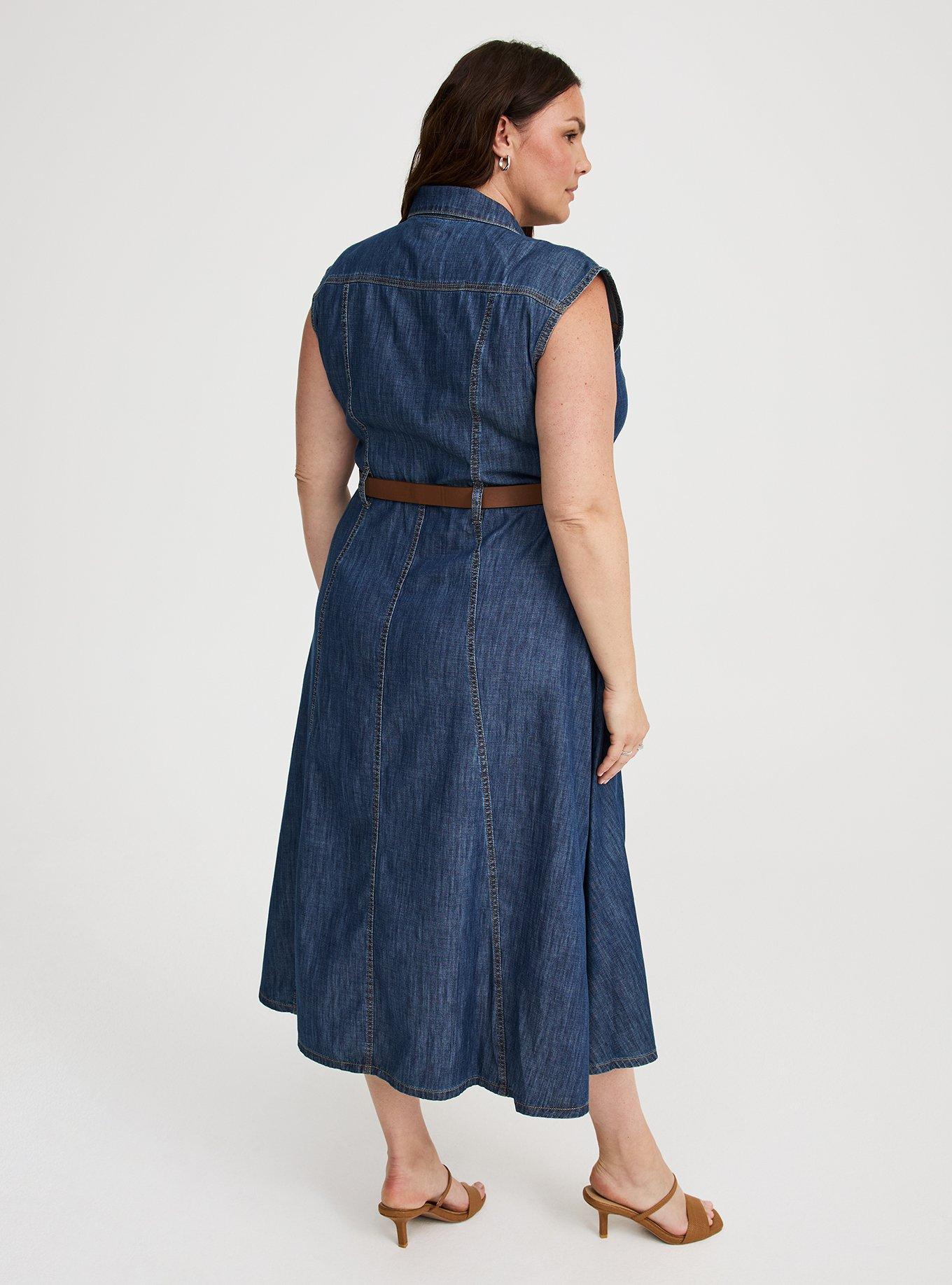 Denim Trucker Dress