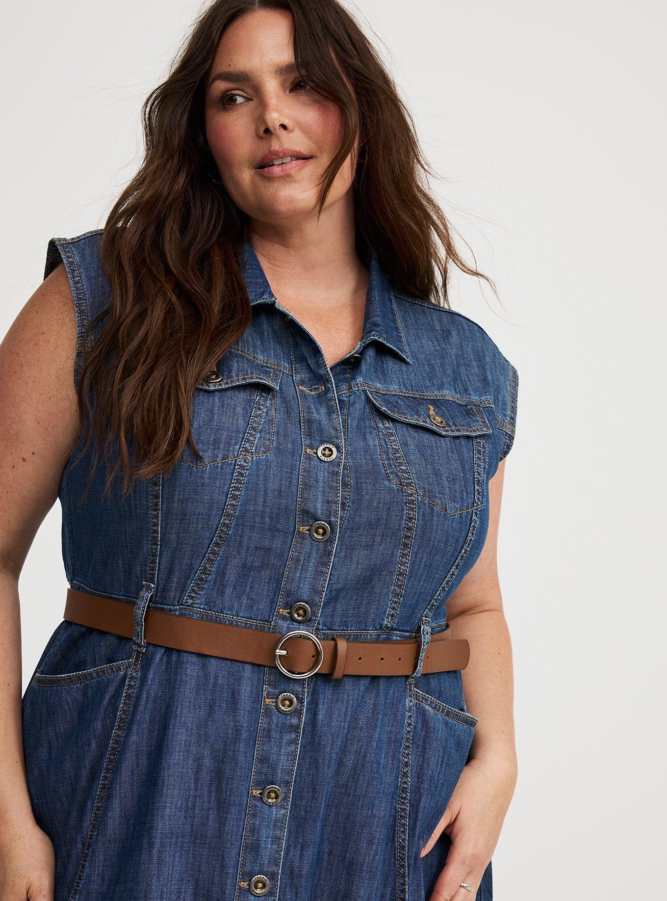 Denim Trucker Dress