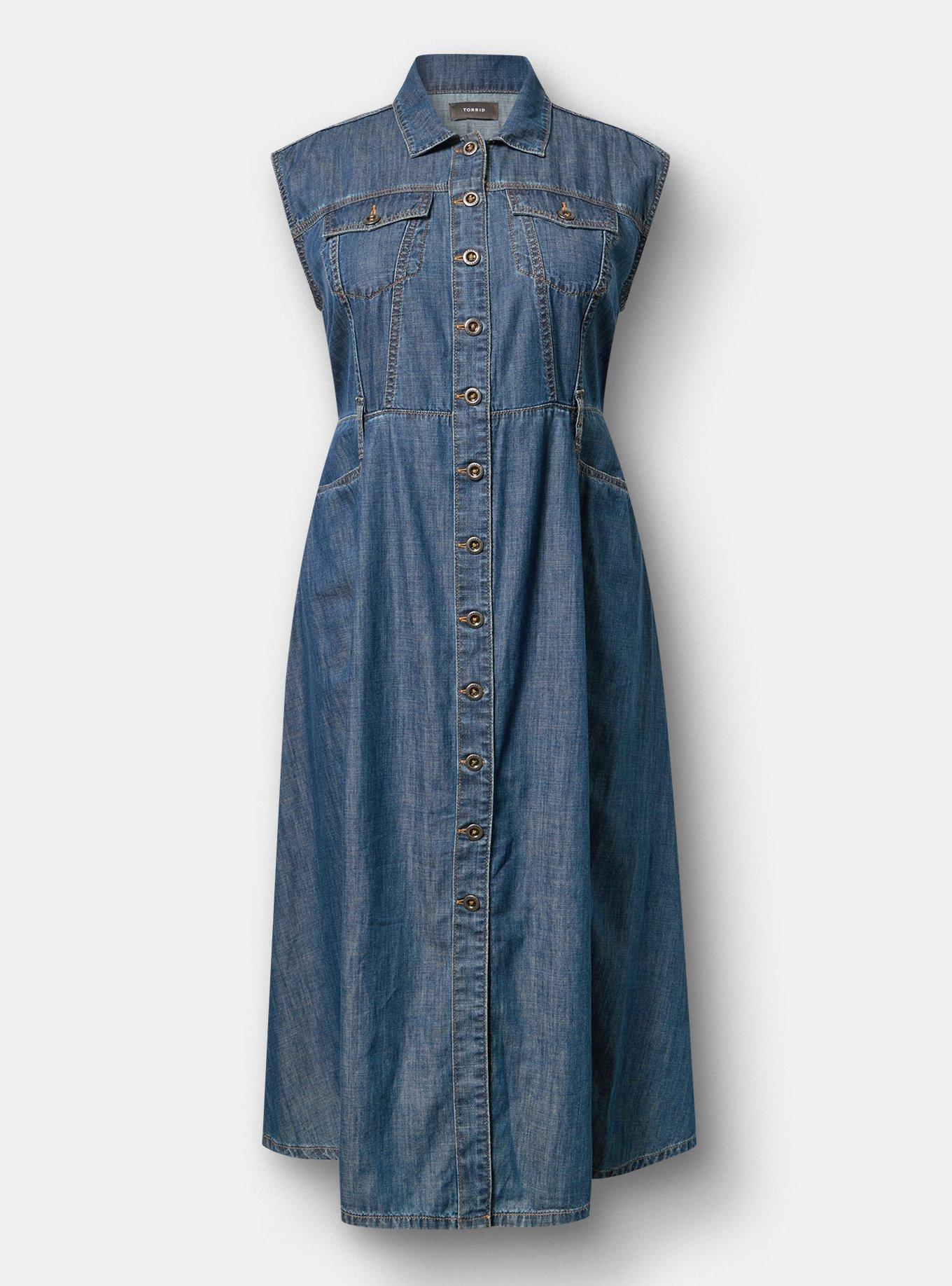 triarchy denim dress Blue Laetitia Denim Dress
