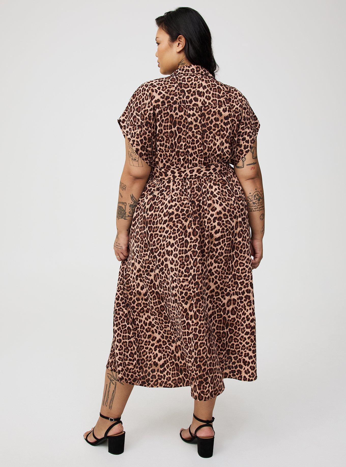 Collared Tea-Length Dress