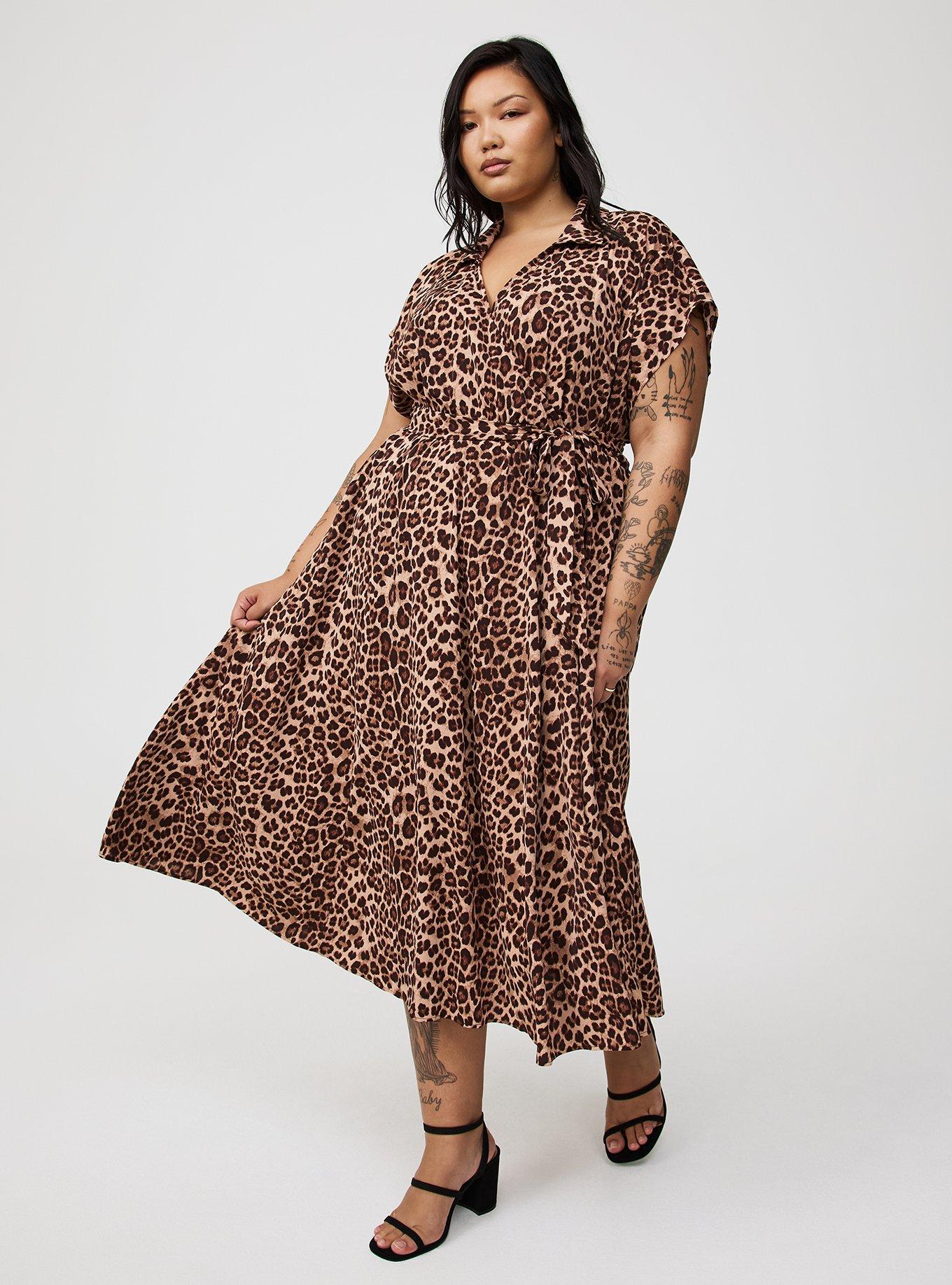 Collared Tea-Length Dress