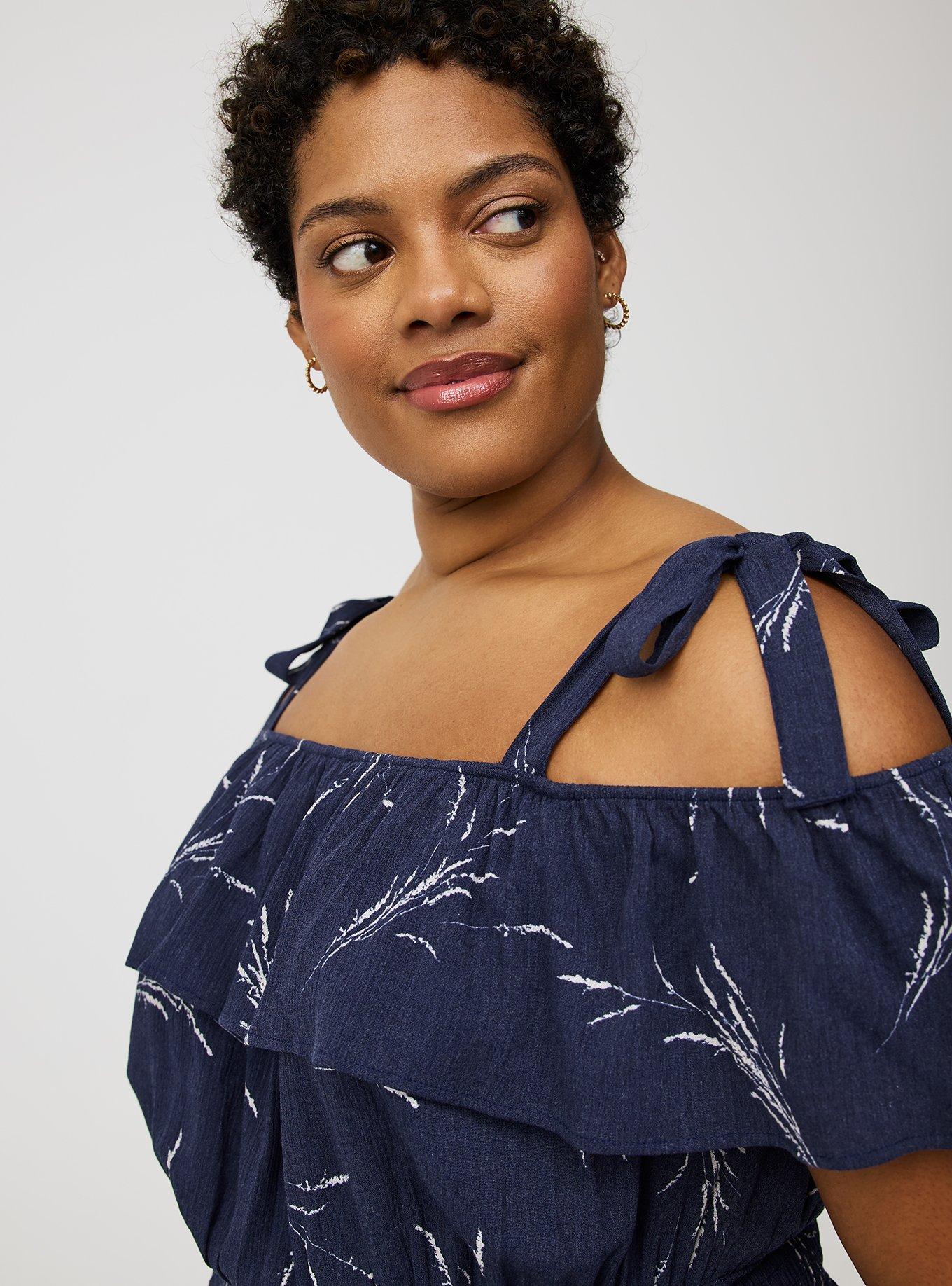 Ruffle Off-Shoulder Jumpsuit