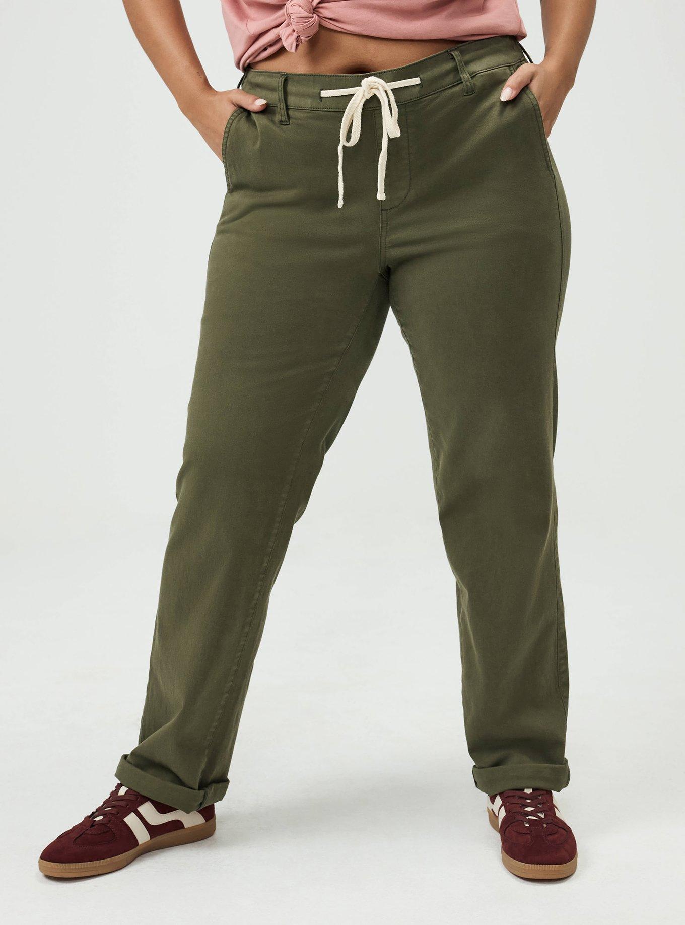 Plus Size Weekend Mid-Rise Straight Pant, DEEP DEPTHS, alternate