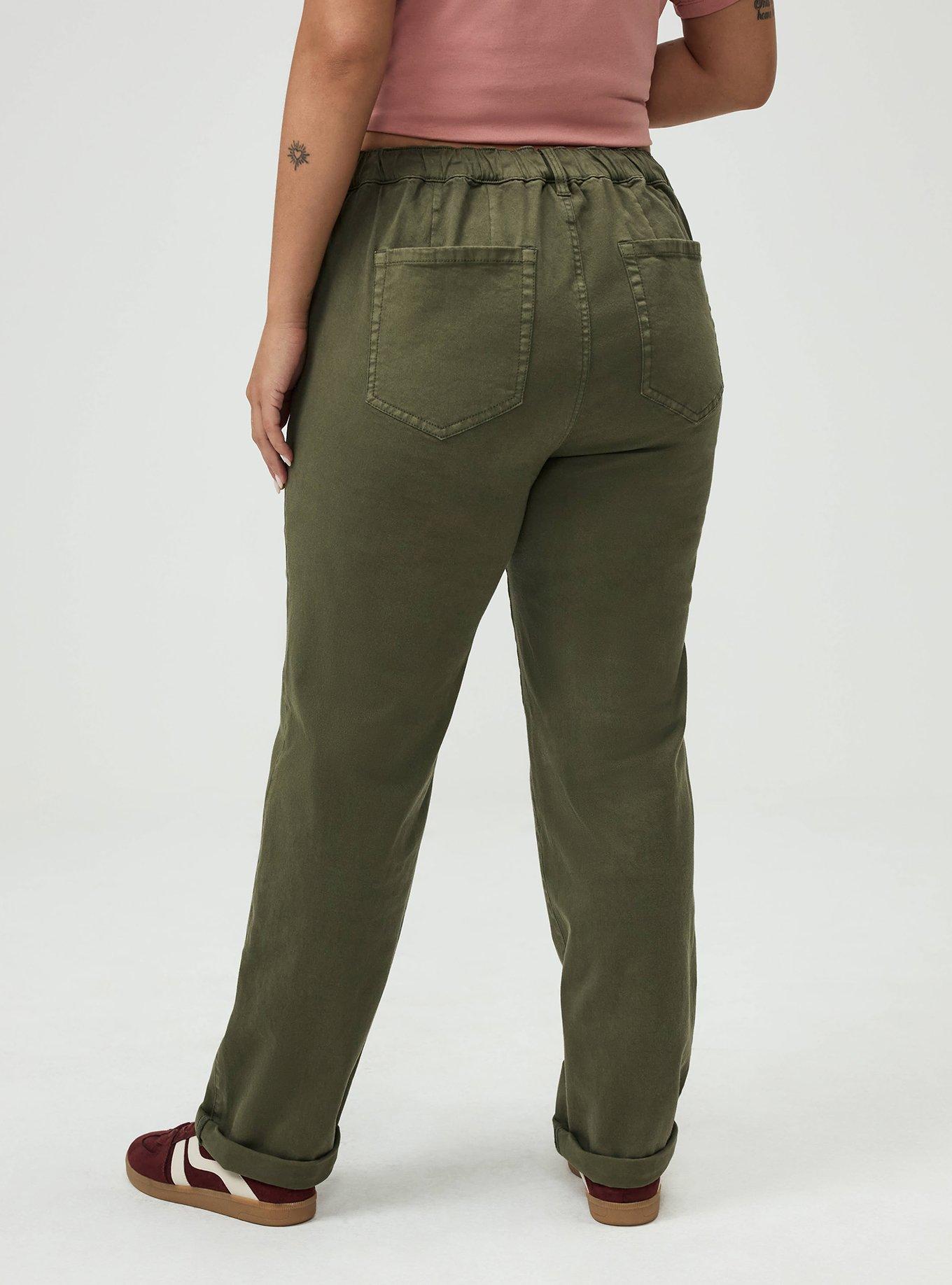Plus Size Weekend Mid-Rise Straight Pant, DEEP DEPTHS, alternate