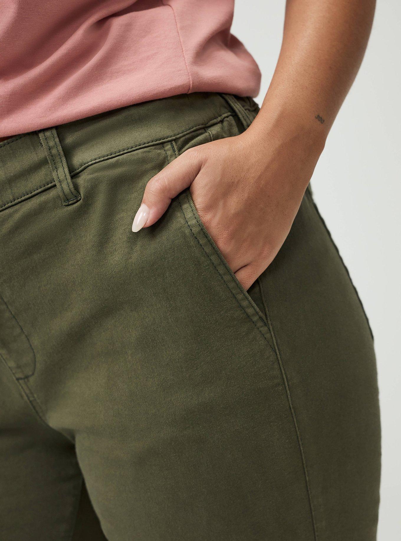 Plus Size Weekend Mid-Rise Straight Pant, DEEP DEPTHS, alternate