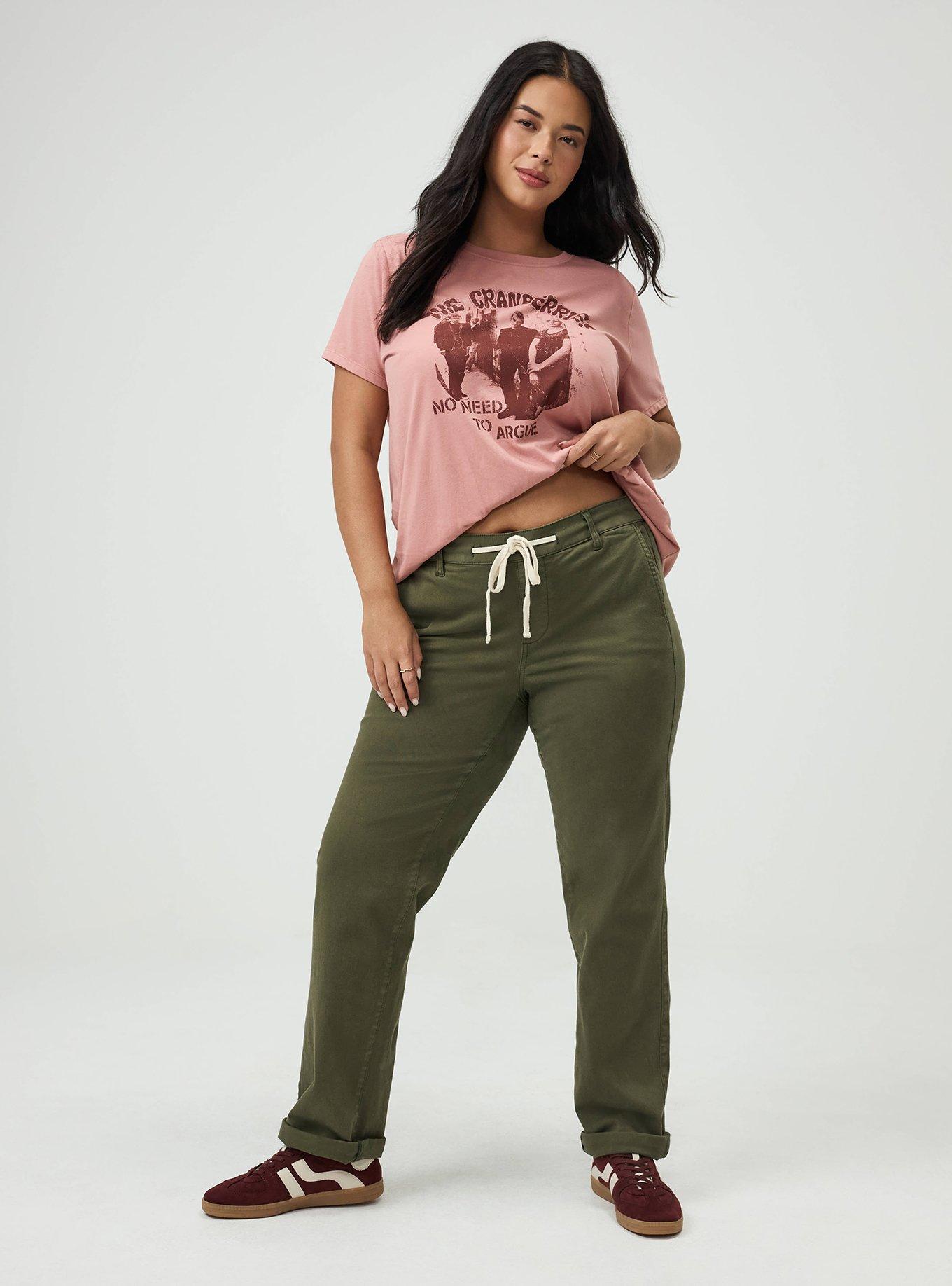 Plus Size Weekend Mid-Rise Straight Pant, DEEP DEPTHS, hi-res