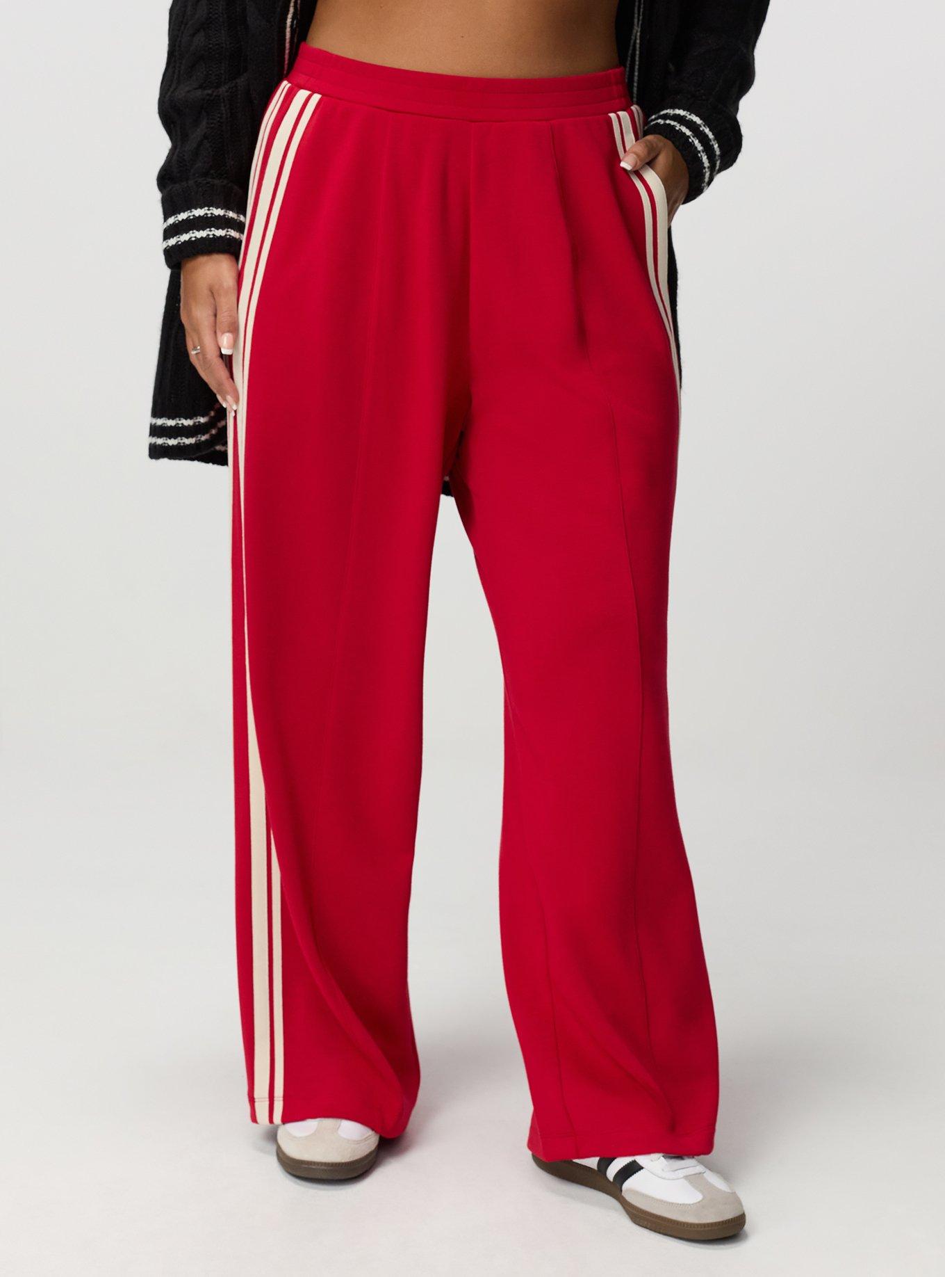 High-Rise Pull-On Track Pant, JESTER RED, alternate
