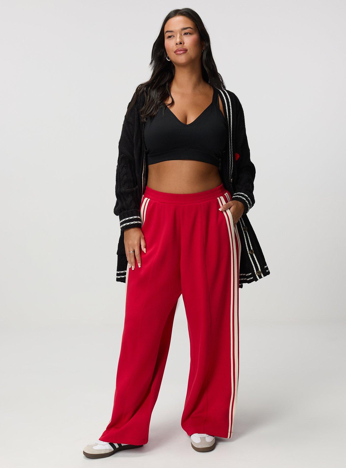 High-Rise Pull-On Track Pant, JESTER RED, hi-res