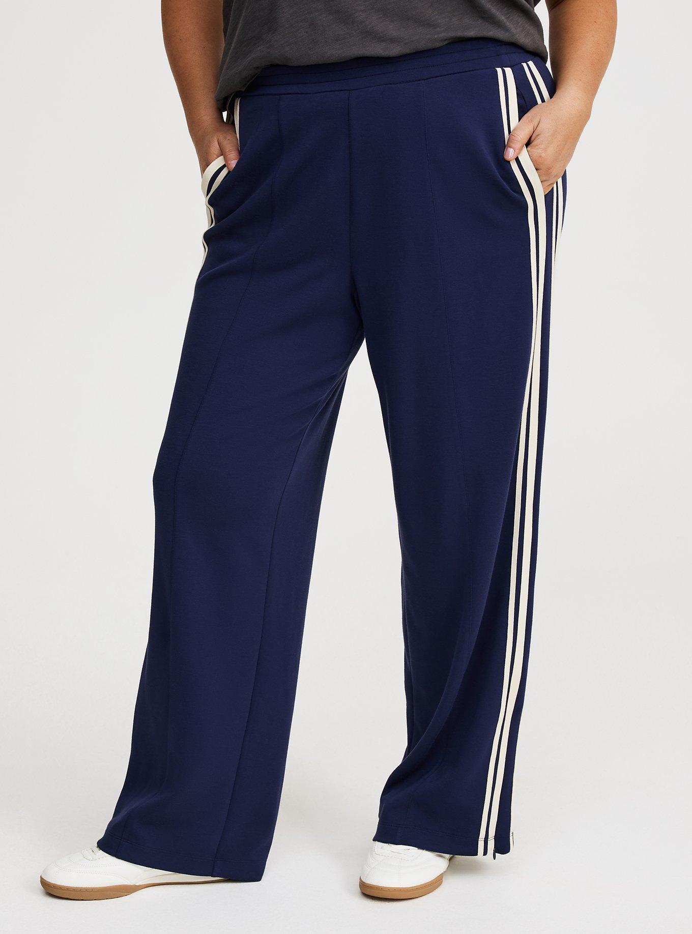 High-Rise Pull-On Track Pant