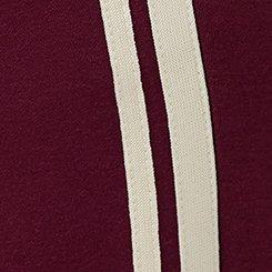 Plus Size High-Rise Pull-On Track Pant, MAROON BANNER, swatch
