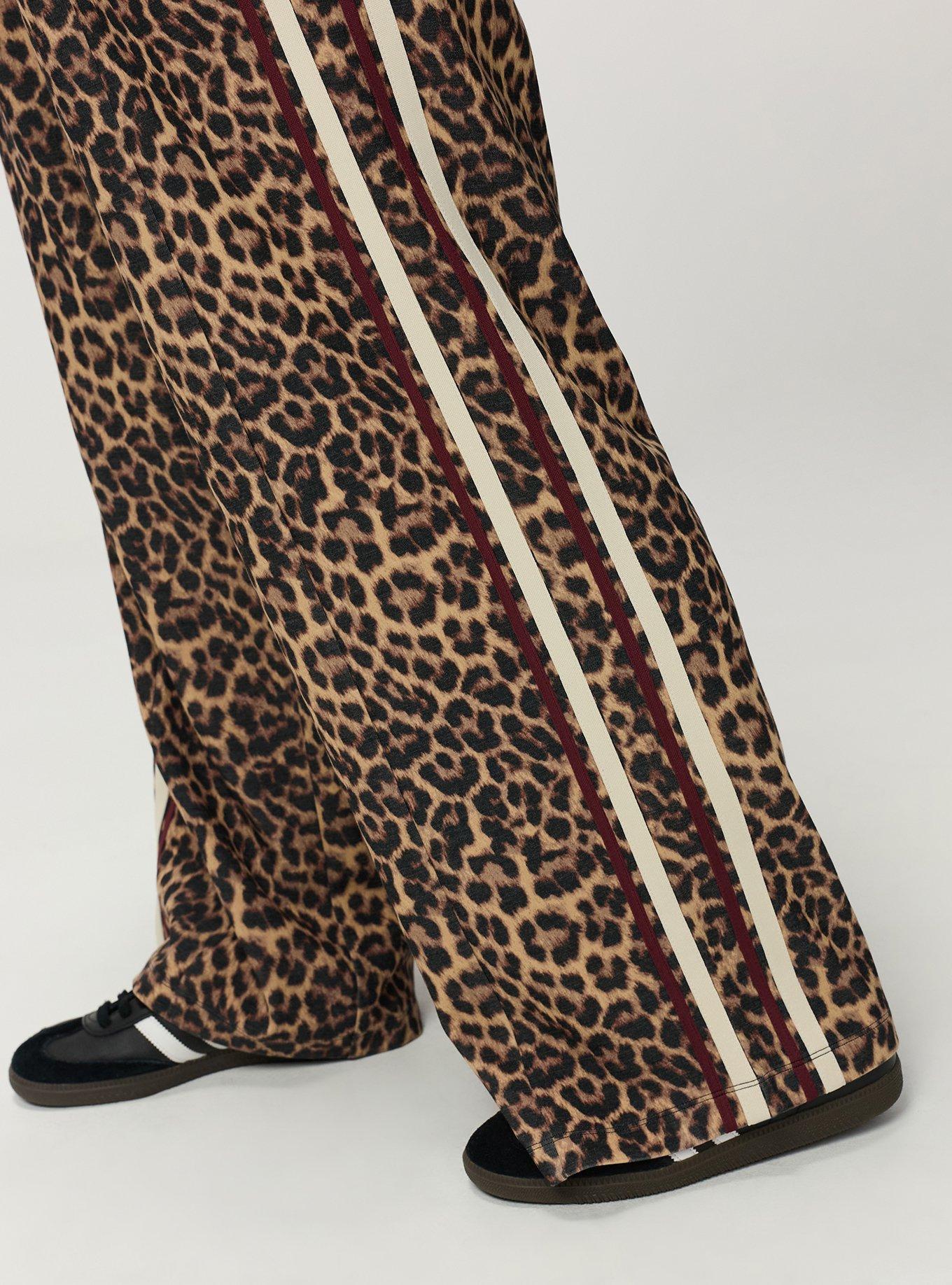 High-Rise Pull-On Track Pant, ON THE PROWL LEOPARD MULTI, alternate