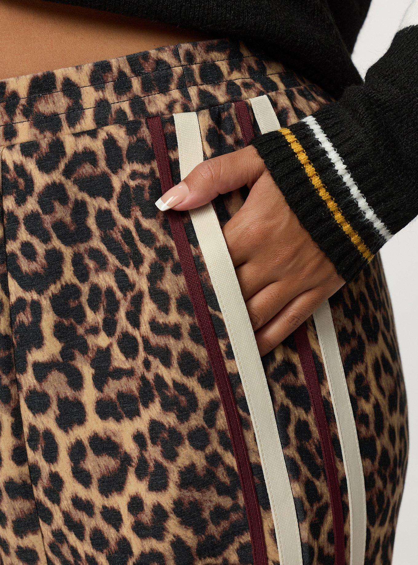 High-Rise Pull-On Track Pant, ON THE PROWL LEOPARD MULTI, alternate